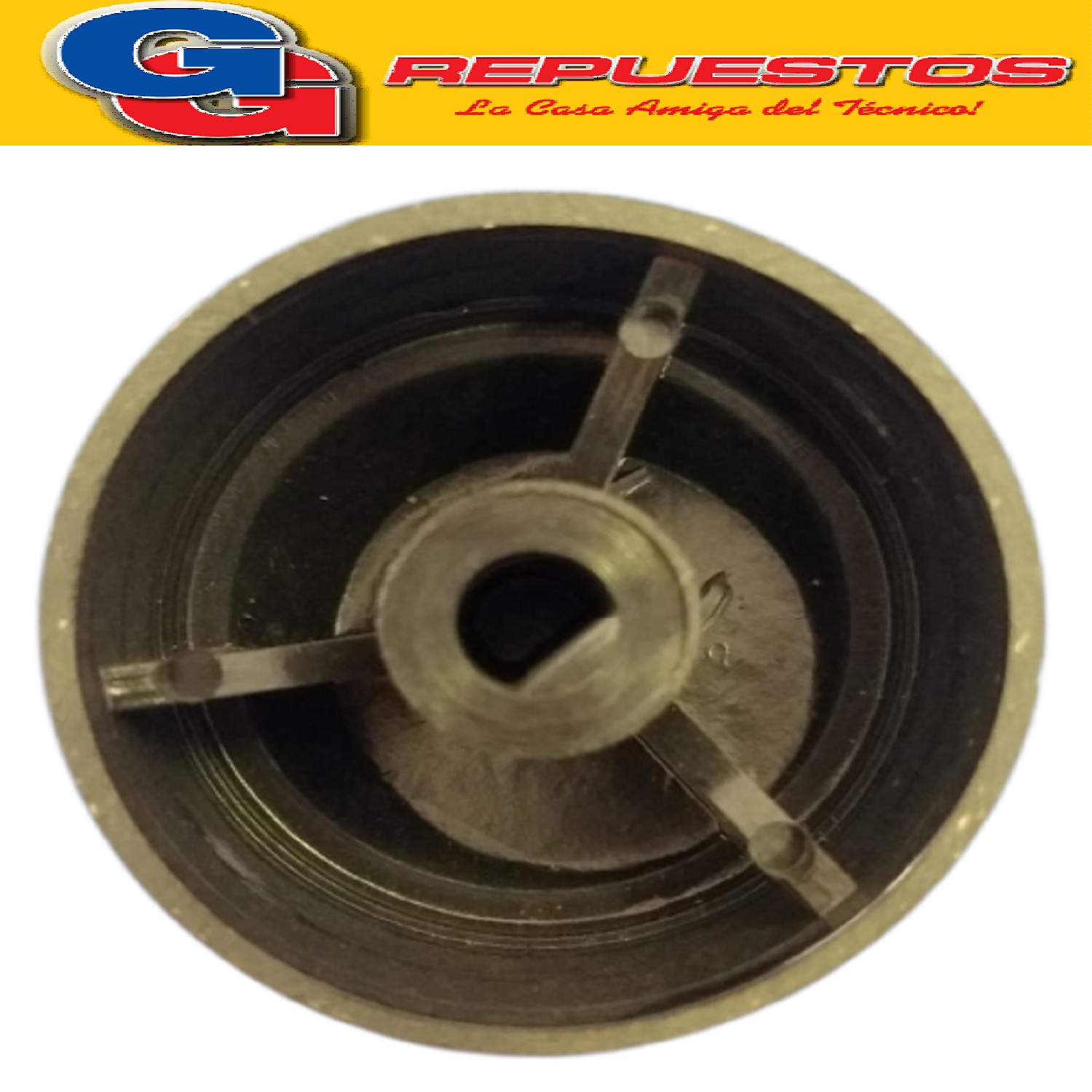 VOLANTE PERILLA PARA ARTHUR MARTIN 88 NEGRA V/  /CORTO Ø /  PERILLA SIN ARO / DIAMETRO DEL EJE 8 MM / MARTIRI ORO AZUL 88 / PERILLA CON FRENTE CHANFLEADO DE CUELLO CORTO PARA HORNALLA