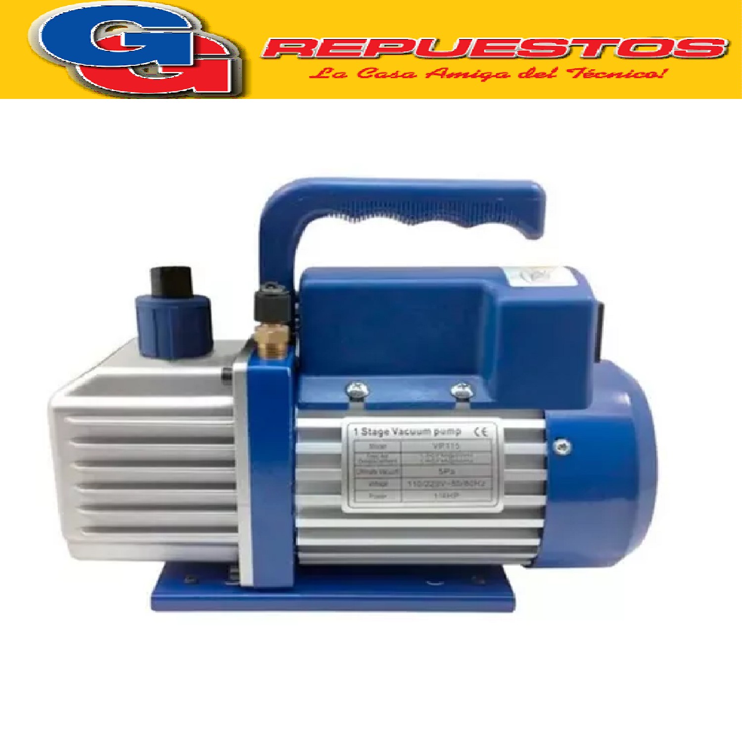 BOMBA DE VACIO DOSIVAC DVRII 58L/MINUTOS 2 ETAPAS DVP1A
 A  PTA INVERTER