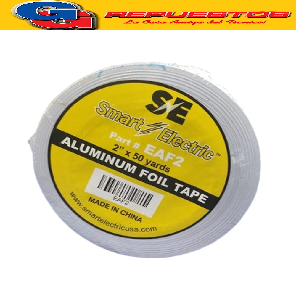 CINTA DE ALUMINIO AUTOADHESIVA 45M X 50mm