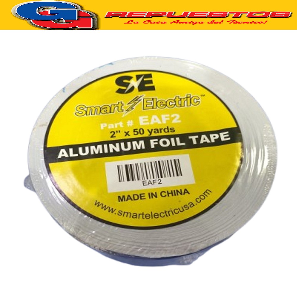 CINTA DE ALUMINIO AUTOADHESIVA 45M X 50mm