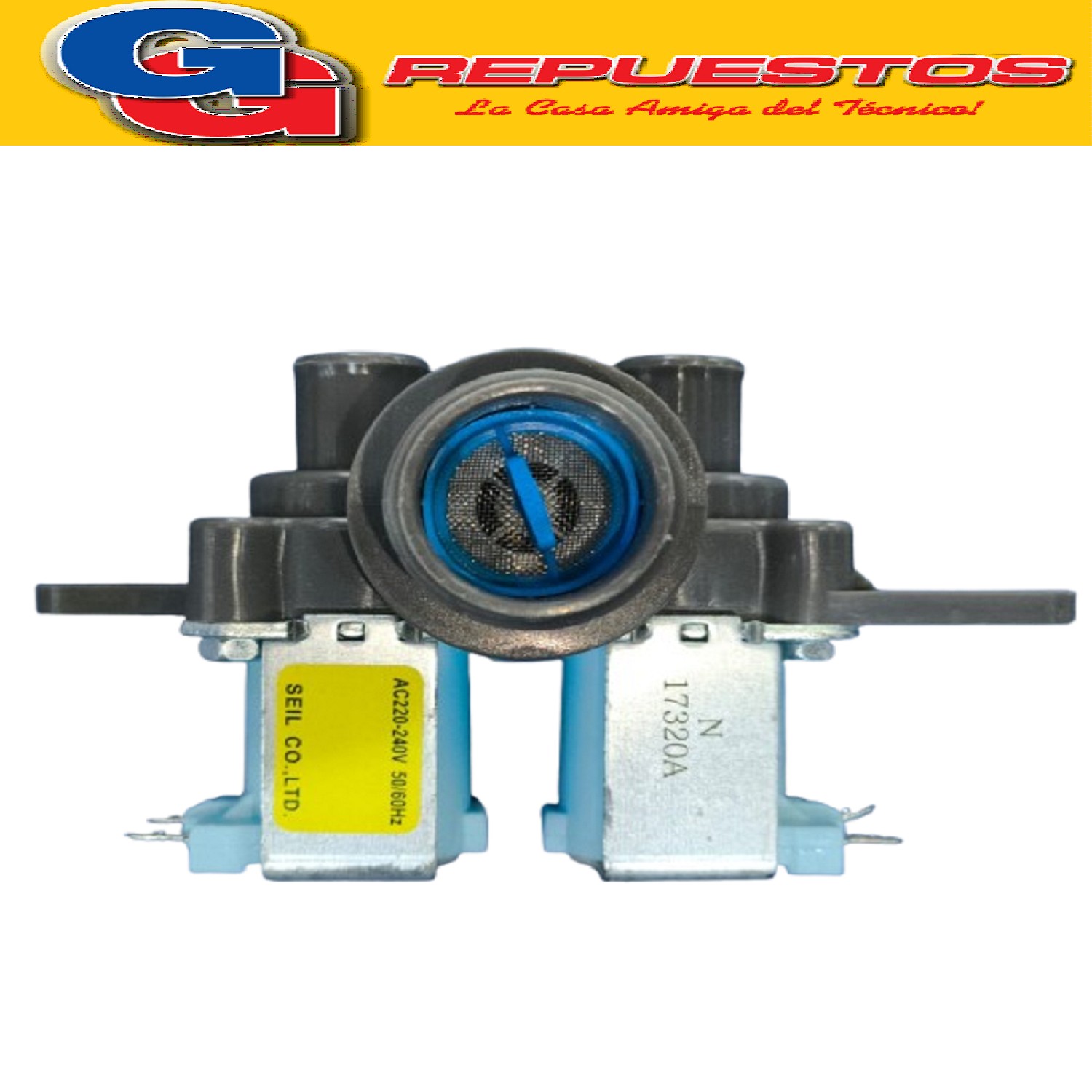 ELECTROVALVULA DOBLE PARA LAVARROPAS  PANASONIC NAF120B5GB - NAF140B3WB-NAF160B3WB/B2WB/G2WB/G3WB/P3XB
BOCAS DE 15MM DE ESPESOR / FICHA PALA CHICA 5mm
PANASONIC VALVULA LAVARROPAS PANASONIC EVA 28.2.A.2.6.2.0.0.Z.15
