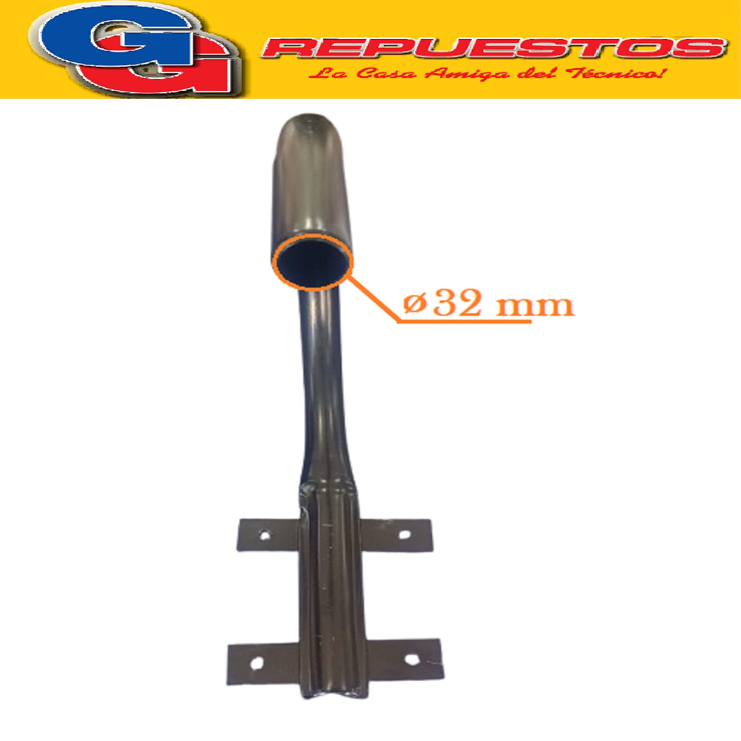 SOPORTE DE PARED PARA VENTILADOR INDUSTRIAL 26 A 32 PULGADAS DIAMETRO  EXTERIOR DEL CAÑO 32 MM DONDE CALZA EL VENTILADOR  NEGRO - SE DEBE MEDIR EL DIAMETRO DEL CAÑO CROMADO APROXIMADAMENTE 30 MM