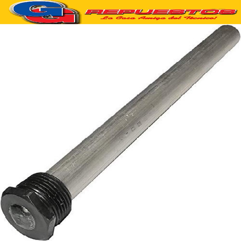 BARRA ANODO AZ31 ROSCA 3/4-370 MM TERMOTANQUE DIAMETRO Ø 19M M