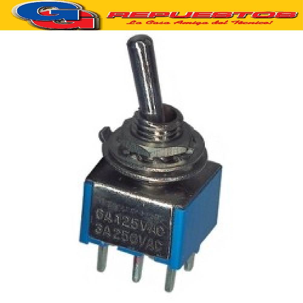 LLAVE PALANCA DOBLE ON-ON  3A 250V