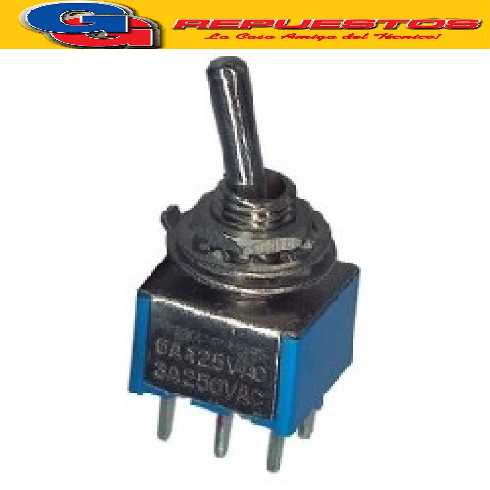LLAVE PALANCA DOBLE  ON-OFF-ON  3A 250V
