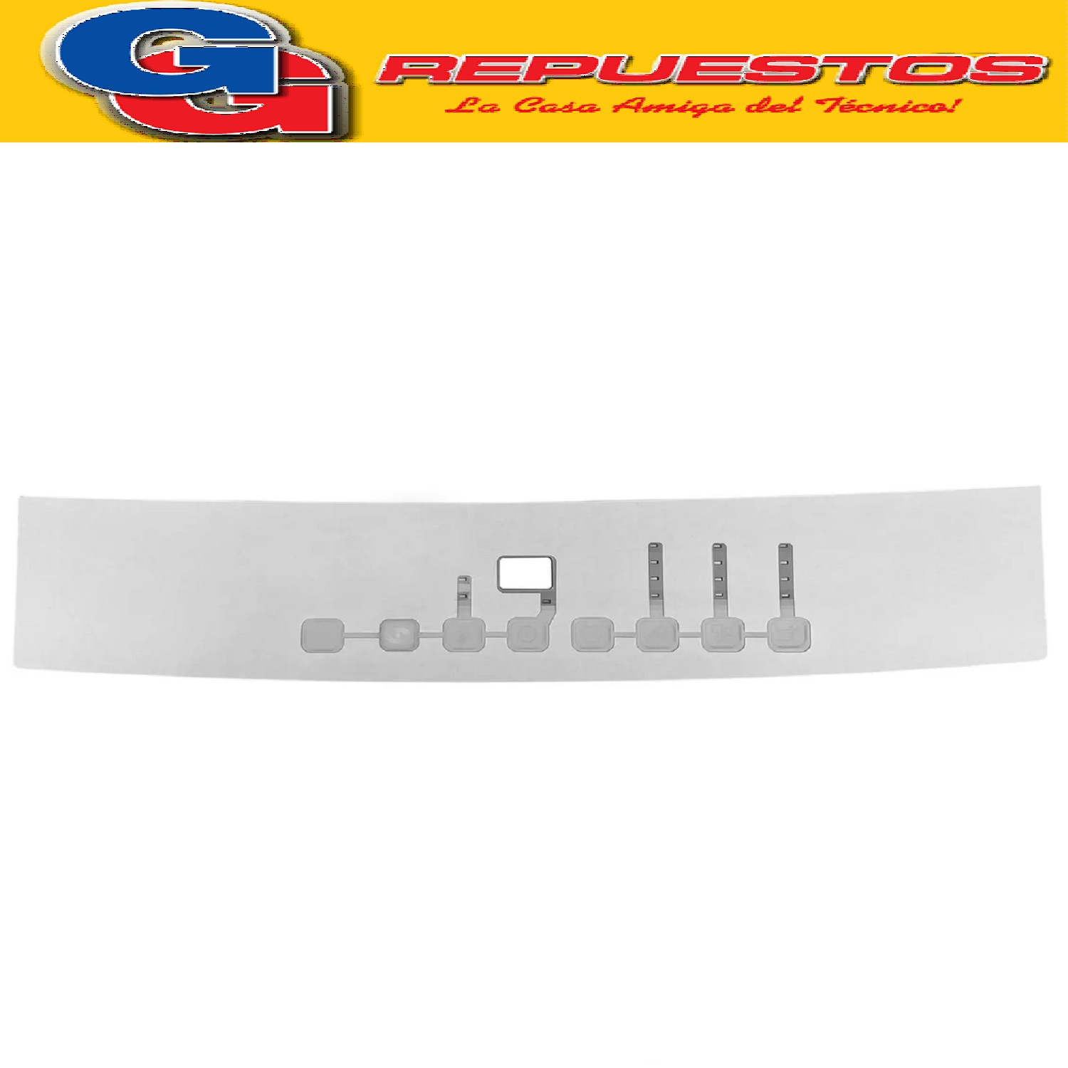 SERIGRAFIA PARA LAVARROPAS CARGA SUPERIOR PHILCO WMPH08 MEMB RANA SERIGRAFIA / PANEL CONTROL LAVARROPAS PARA PHILCO  WM PH08 CARGA SUPERIOR (SERIGRAFIA QUALITY LINE) LARGO 47CM APROXIMADAMENTE