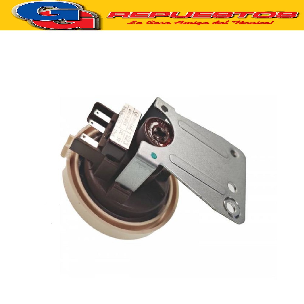 PRESOSTATO 3 CONTACTOS LAVARROPAS PARA LG CARGA  FRONTAL PARA LG  F1010TD -F1403RD/5-F1422TD-F1485M2-F1580 RD-FH496TDP7-WM8514EE6/WE6-WM85WE6 (ORIGINAL) Cod.Origen:
6601EN1005Q (LG)  6601ER1006G (LG) 6601ER1006M (LG)  6601ER1006A (LG)  6601ER1006S (LG) 6601ER1006R (LG) 6601ER1006X (LG) 
AGF77725075 (LG)  Producto: SPS-L06A (USEONG) CC 5V
CON SOPORTE