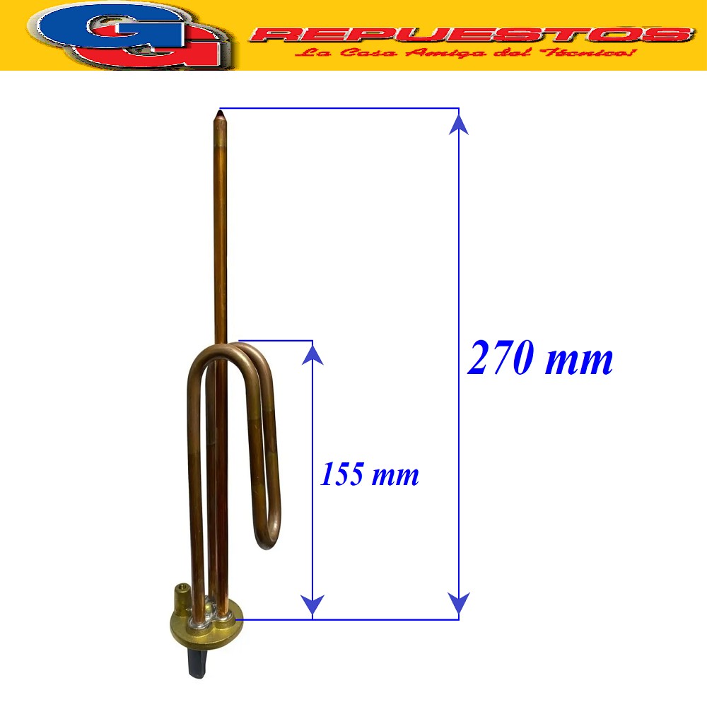 RESISTENCIA JAMES TERMOTANQUE 30-40-60-80 LITROS