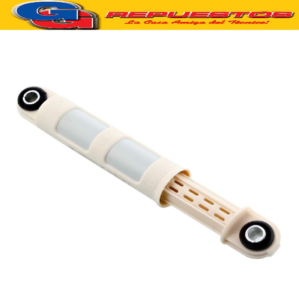 AMORTIGUADOR N120 LAVARROPAS PARA CANDY LONGVIE.SMART  WASH  HD L8012-L8010 de 8Kg/1000rpm-L6510 de 6.5kg/1000rpm-L6508 6.5kg/800rpm- LAVASECA LS8012 LONGVIE LAVASECA LS8012C Linea nueva SMART WASH HD Cod.Origen: 41017168 (LONGVIE ARG.) AMORTIGUADOR
120N. AGUJEROS: Ø11+Ø11mm. DISTANCIA ENTRE EJES: COMPRIMIDO:183mm / EXTENDIDO:268mm.