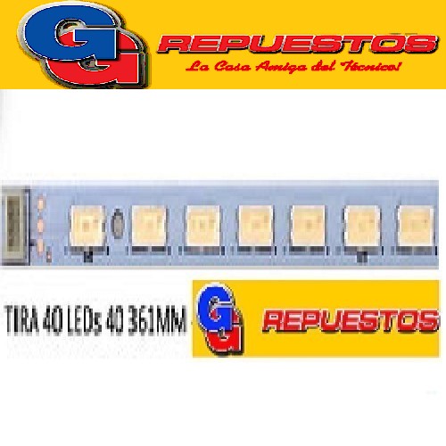 TIRA DE 40 LED PARA TV LED 73.31T14.004-5-DS1 31T14-07 40 LE D 361MM TIRA DE LED NUEVA PARA PANEL T315HW07
CODIGO: 73.31T14.004 -5-DS1 LARGO: 361mm 40 LEDs
ALGUNOS MODELOS DE TV COMPATIBLES:
NOBLEX 32LD840FT SANYO LCE32XF9T JVC LT32DR530