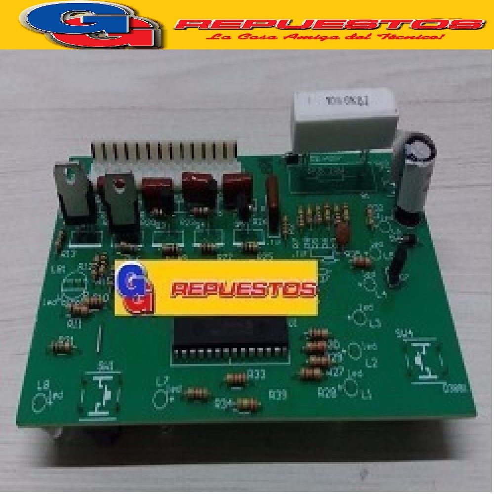 PLAQUETA LAVARROPAS PARA DREAN CONCEPT ELECTRONIC 156 LED CO N PINES BOTONES ALTOS TIPO MC
