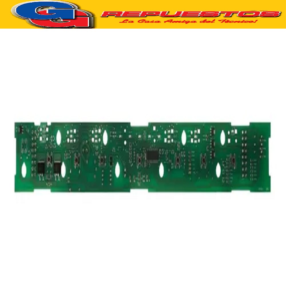 PLAQUETA LAVARROPAS PARA  WHIRLPOOL ESLABON DE LUJO AWR TOWR 680 7 BOTONES TIPO MC NACIONAL AWR680  EWQ22B