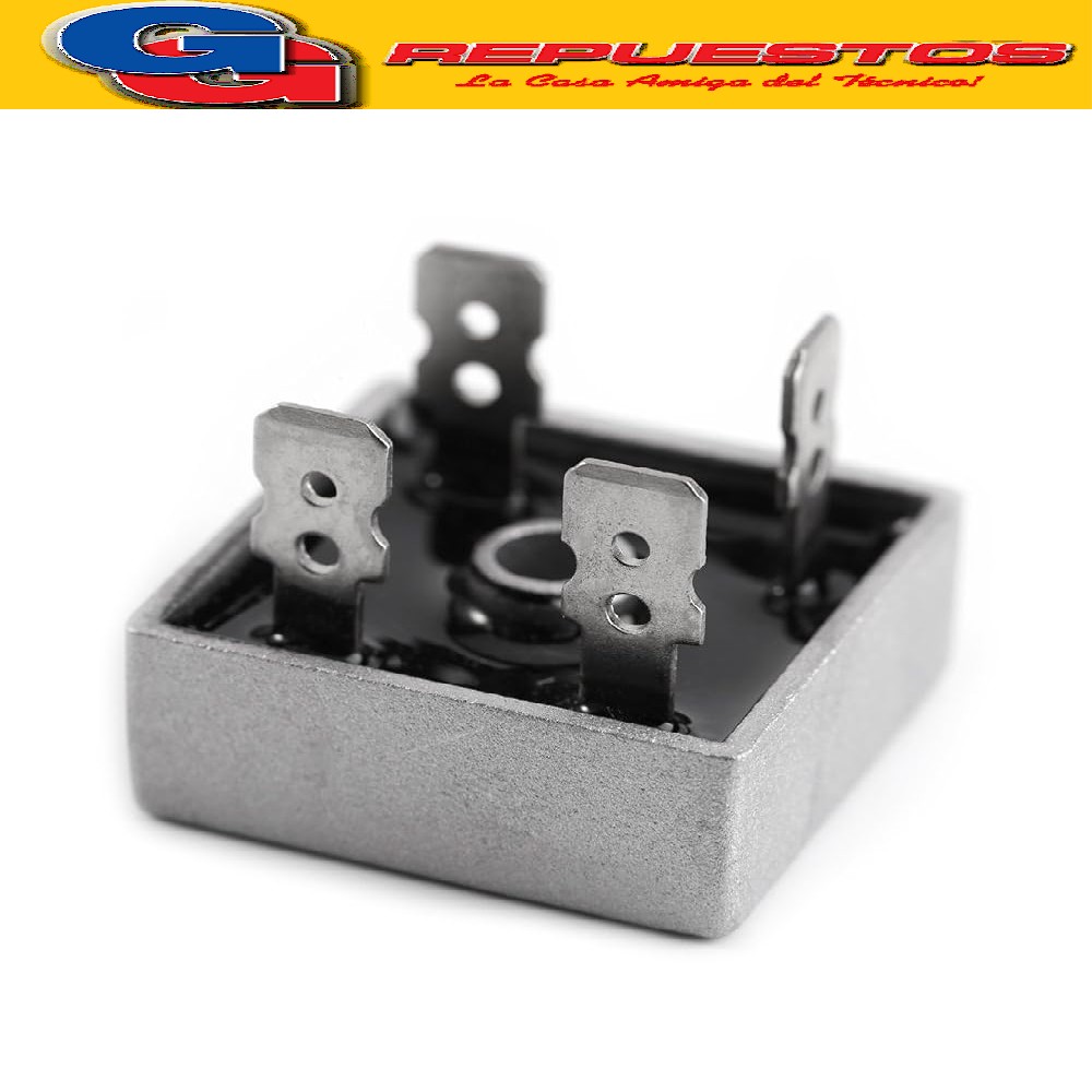 MB2510/KBPC2510 PUENTE RECTIFICADOR 25A 1000V PALA DIODO TIP O MESA MESITA