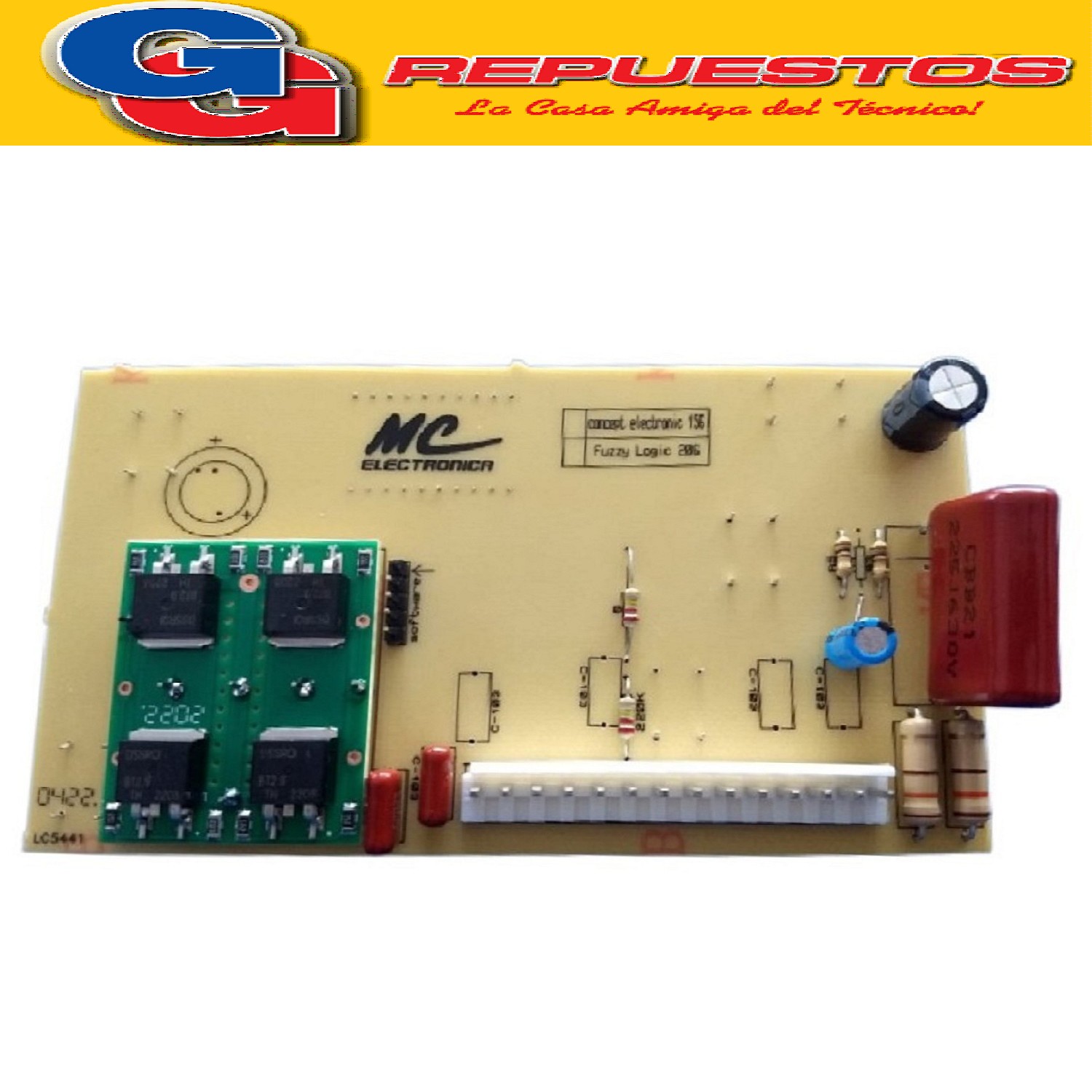 PLAQUETA LAVARROPAS PARA DREAN CONCEPT FUZZY LOGIC 206 TIPO  COPIA MC BOTONES ALTOS CON PINES MC-L07
