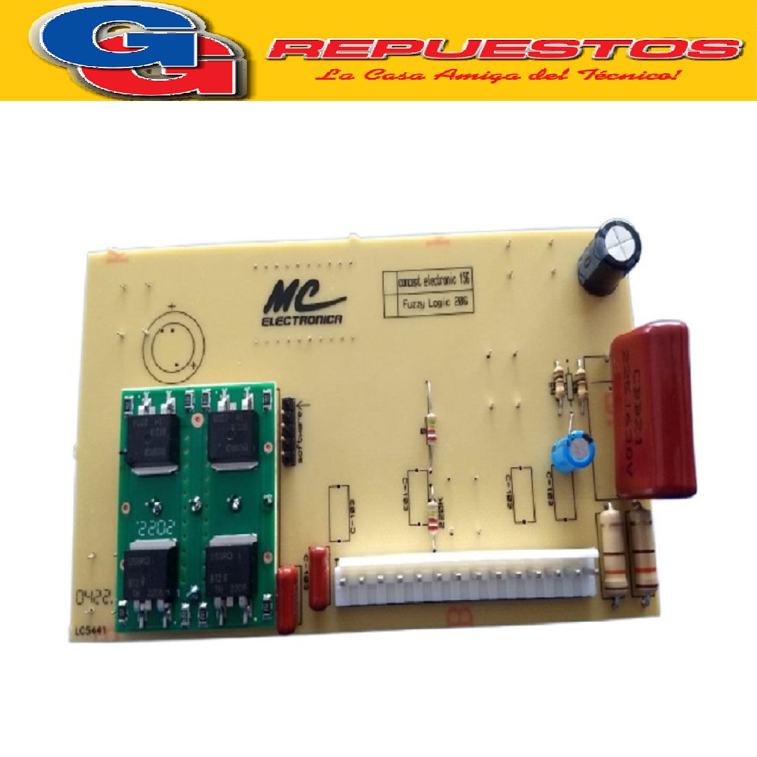 PLAQUETA LAVARROPAS PARA DREAN CONCEPT FUZZY LOGIC 206 TIPO  COPIA MC BOTONES ALTOS CON PINES MC-L07