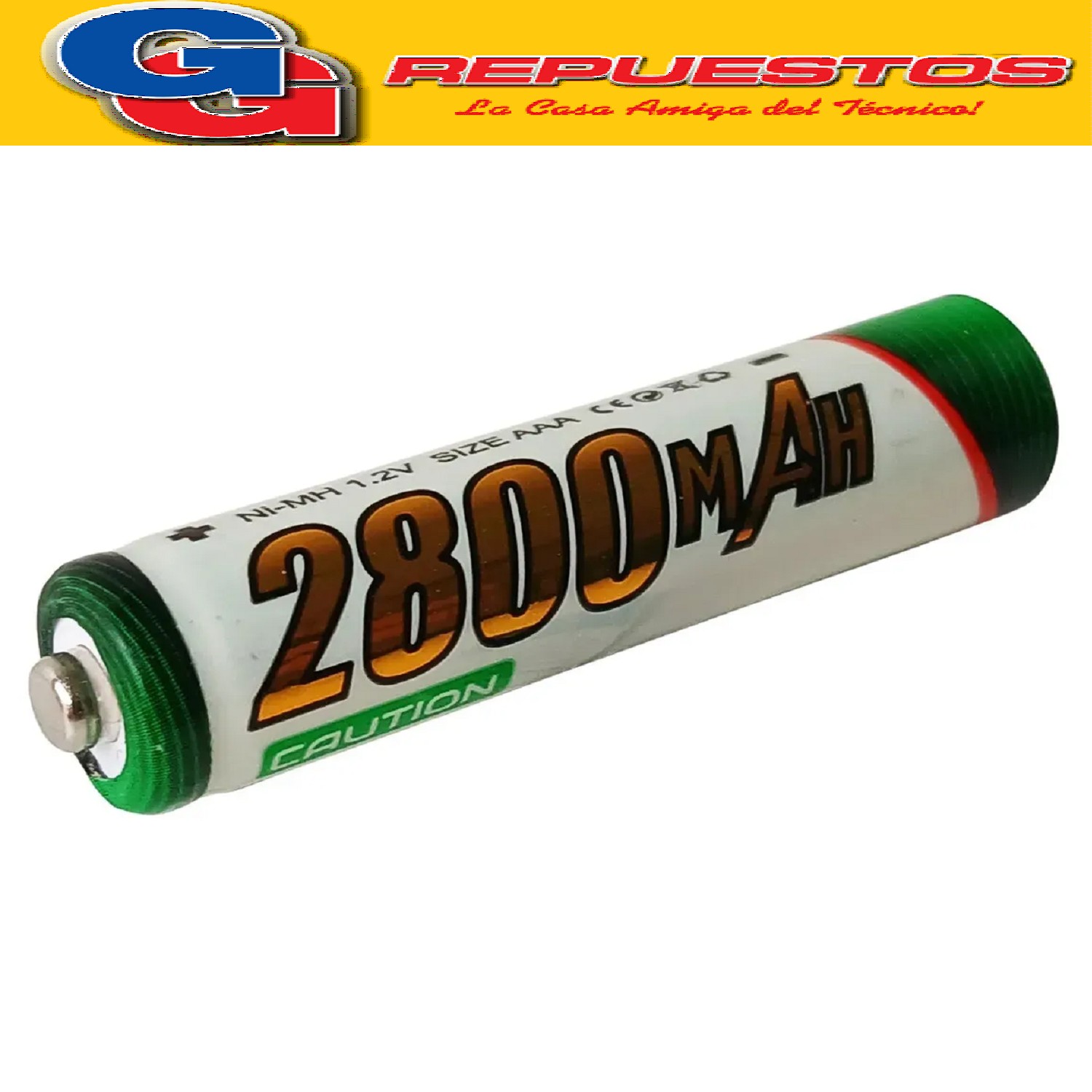 PILA RECARGABLE AAA 1.2V 2800mha TOPLY PRECIO POR UNIDAD