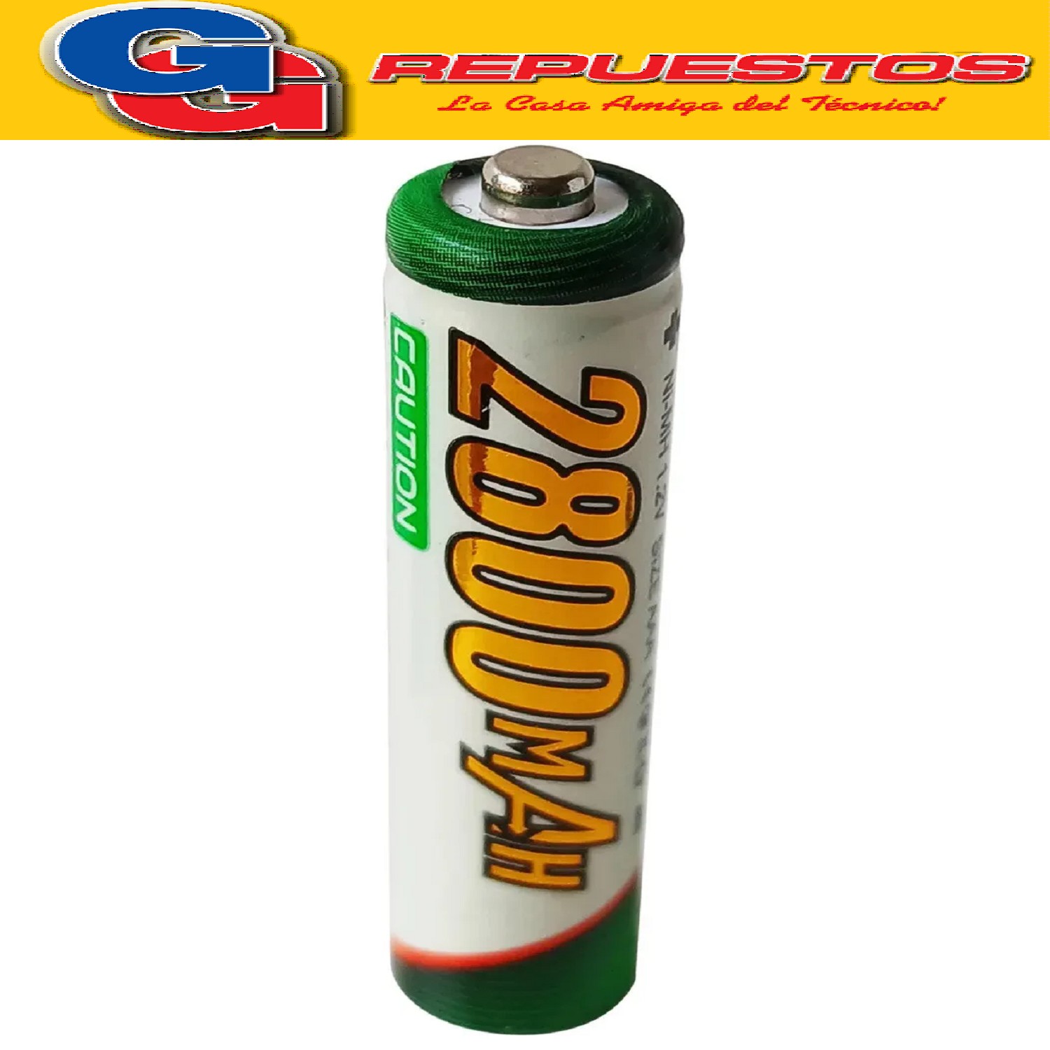 PILA RECARGABLE AAA 1.2V 2800mha TOPLY PRECIO POR UNIDAD