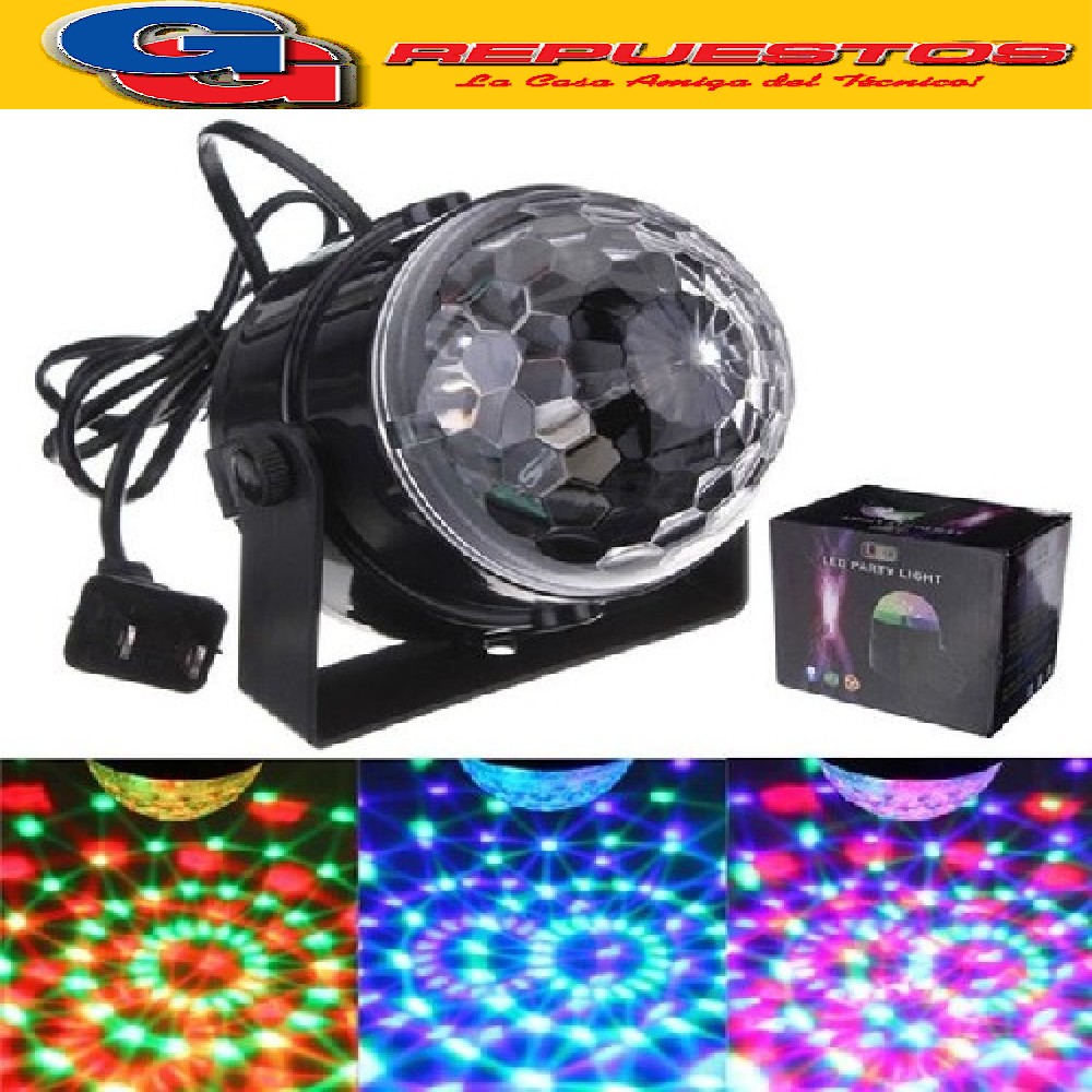 MINI ESFERA / BOLA MAGIC  LED EFECTO DJ, CUMPLEAÑOS, FIESTAS , PELOTEROS,EVENTOS, ETC.