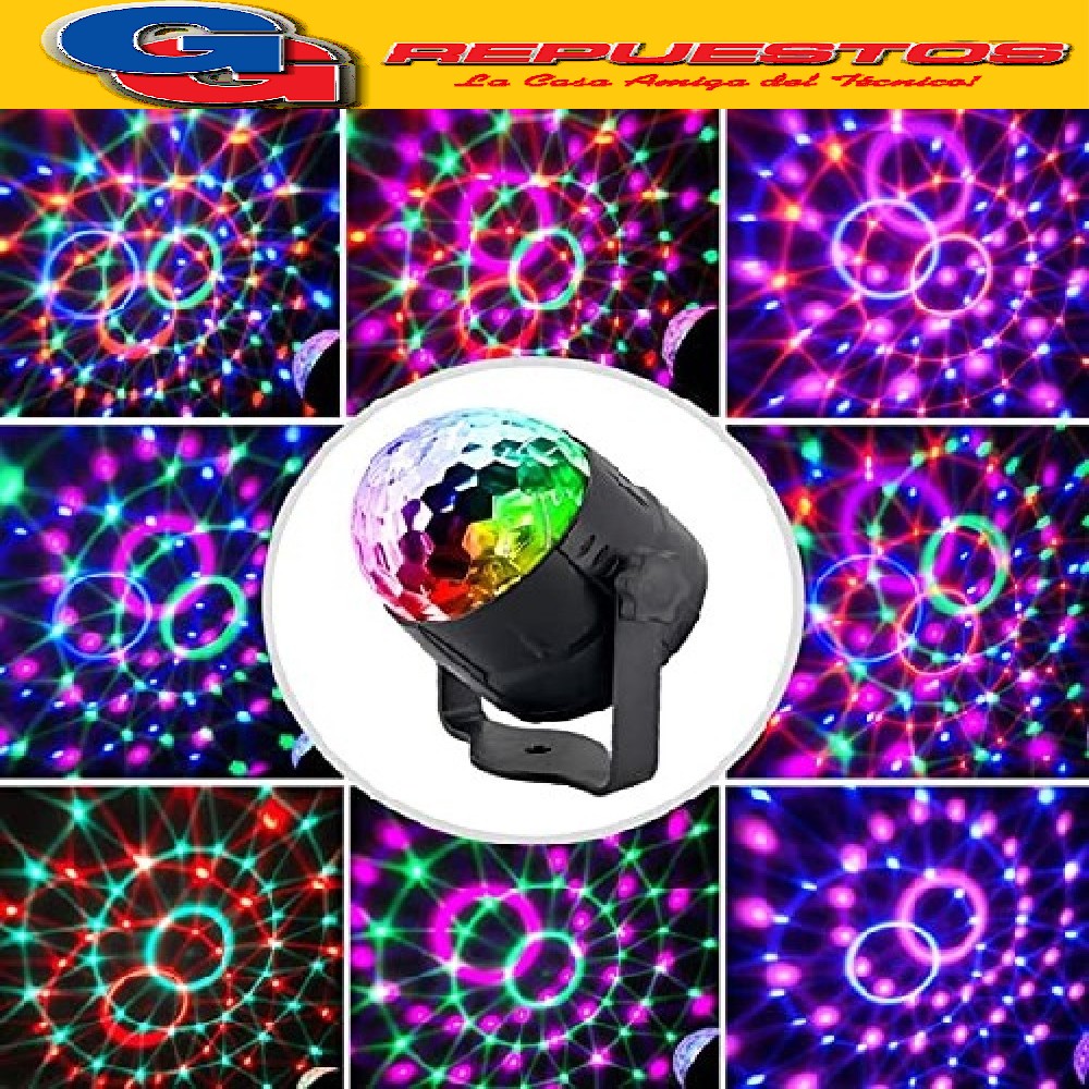 MINI ESFERA / BOLA MAGIC  LED EFECTO DJ, CUMPLEAÑOS, FIESTAS , PELOTEROS,EVENTOS, ETC.