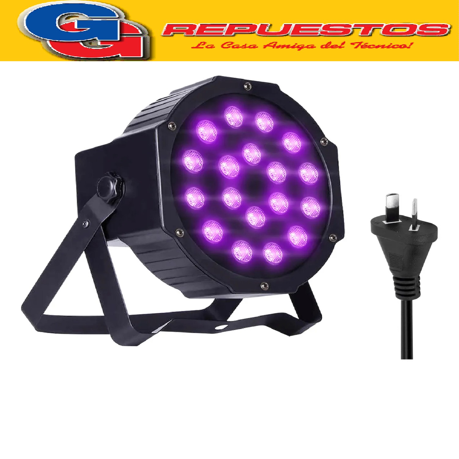 TACHO/BOLA/ RGB DE 36 LED LUZ TACHO PAR LED PROTON RGB PARA  EVENTOS, SALONES, PELOTEROS, FIESTAS, ETC  PROGRAMABLE Y CONTROLABLE POR CONSOLA