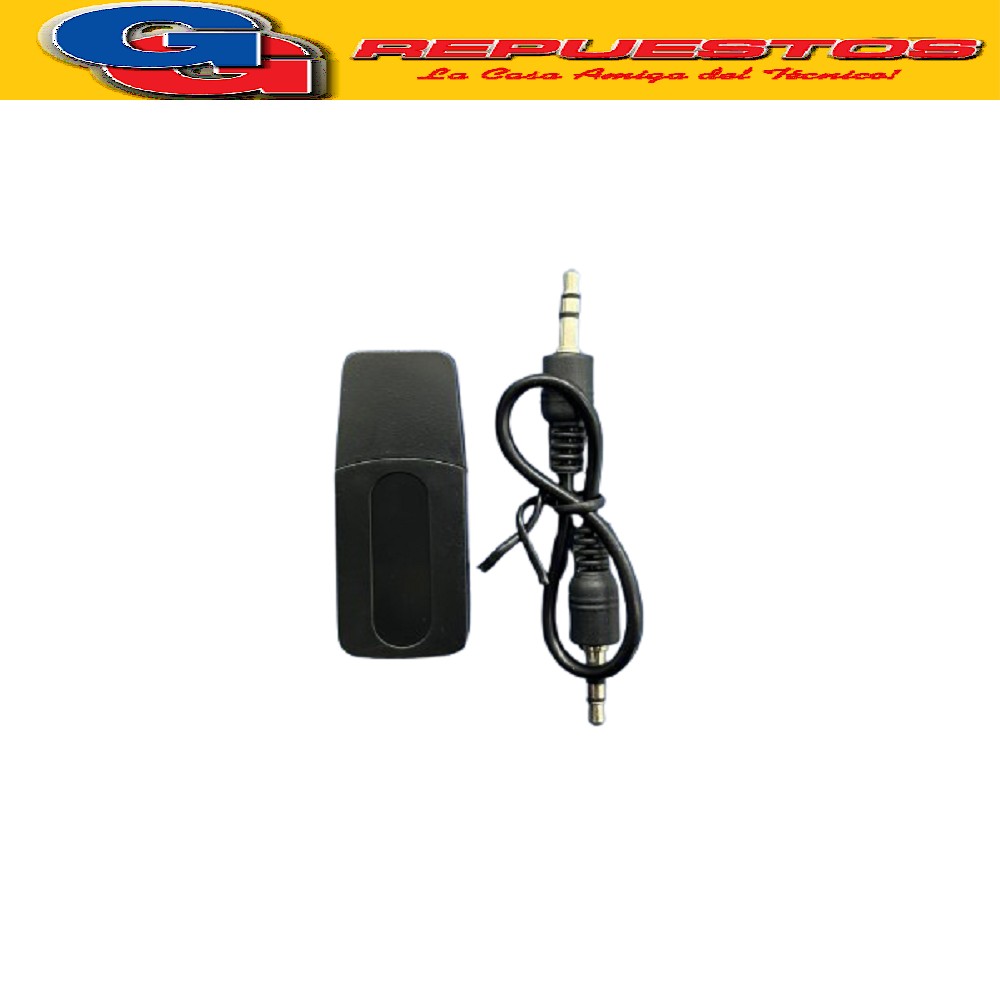 RECEPTOR BLUETOOTH PARA AUTO O EQUIPO DE MUSICA. TOMA ENERGÍ A POR USB. TIENE QUE CONECTARSE POR PLUG Y POR USB A LA VEZ. ADAPTADOR RECEPTOR
BLUETHOOT 3.5MM
AUDIO STEREO USB V2.1
PEN DRIVE