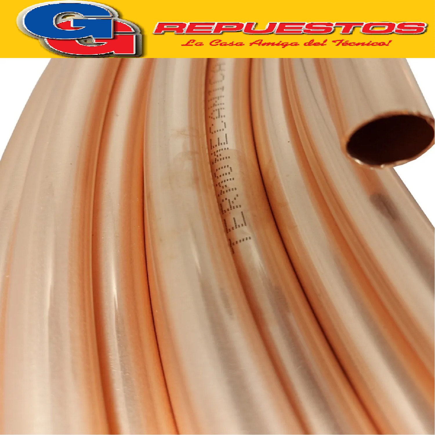 ROLLO CAÑO DE COBRE 5/8  15 MTS PARED 0.8 ELUMA 5.25 KG
