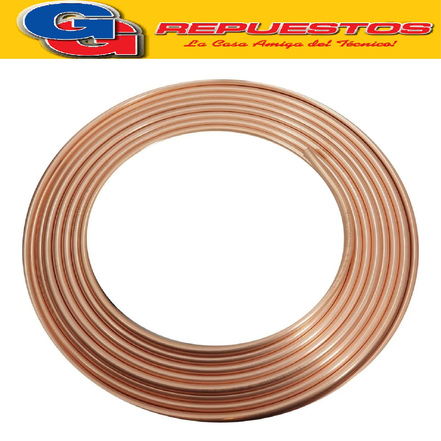 ROLLO CAÑO DE COBRE 5/8  15 MTS PARED 0.8 ELUMA 5.25 KG
