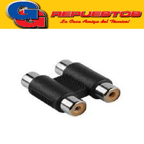 ADAPTADOR 2RCA HEMBRA -2RCA HEMBRA