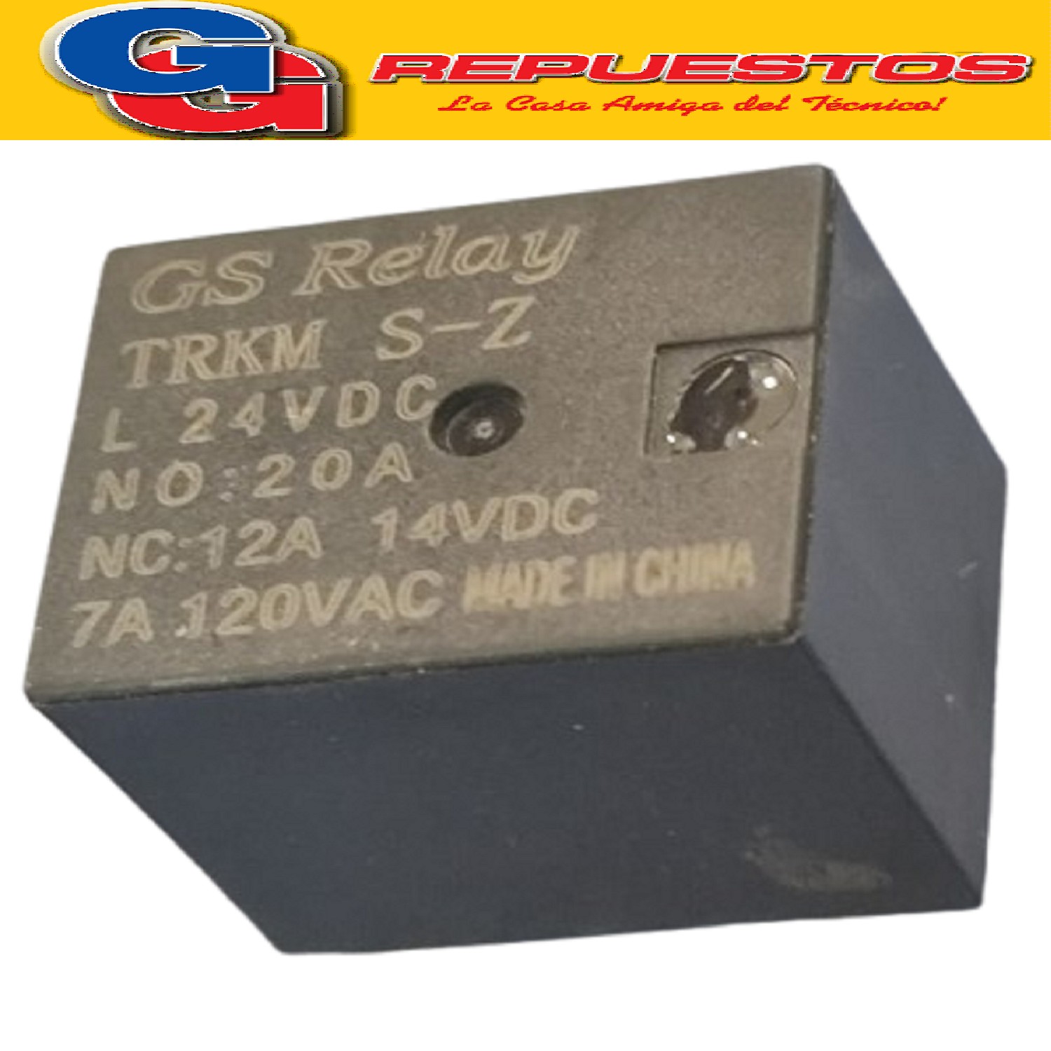 TRKM-24V - RELE BOBINA  24V  (960E);  25A 16V INVERSOR SIMPL E