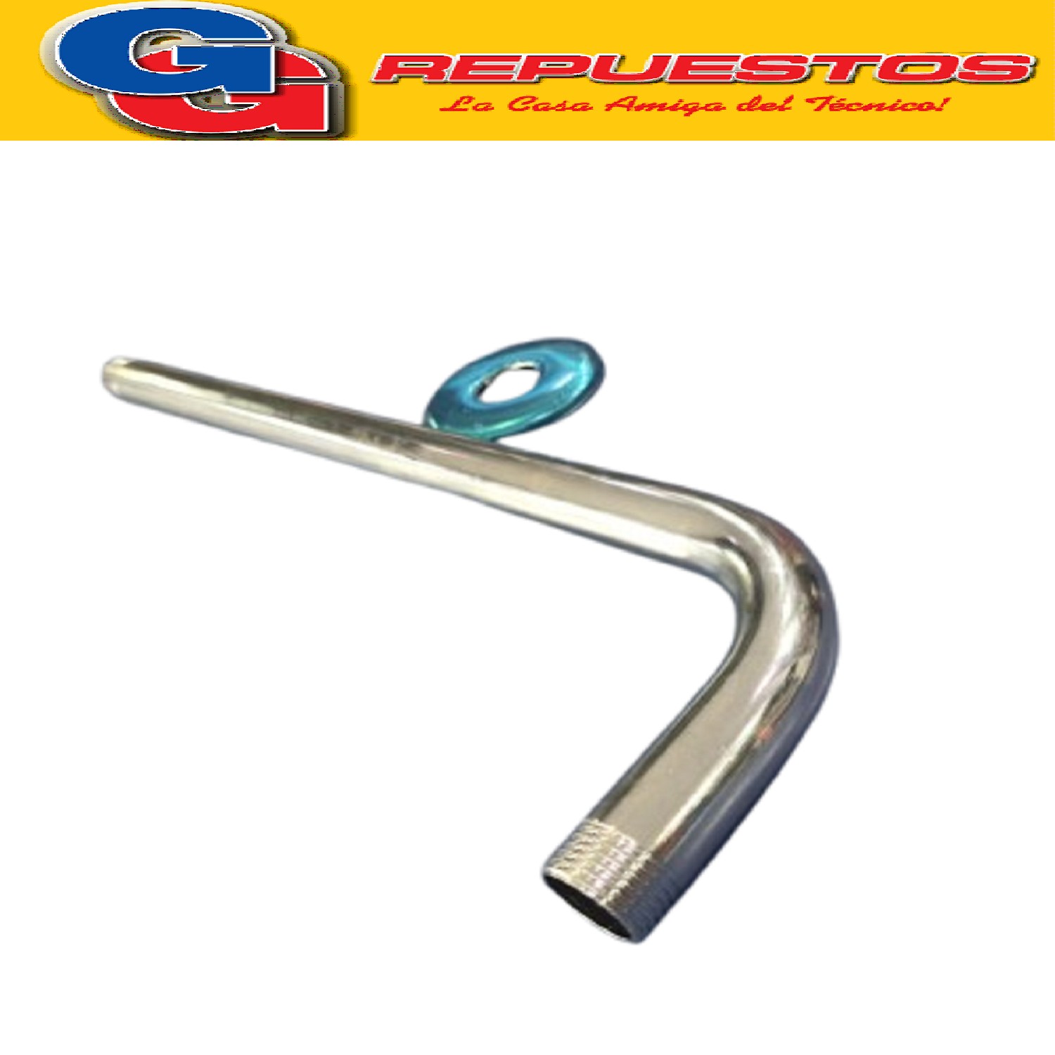 BRAZO CAÑO BARRAL CROMADO PARA FLOR DUCHA DE 35 CM