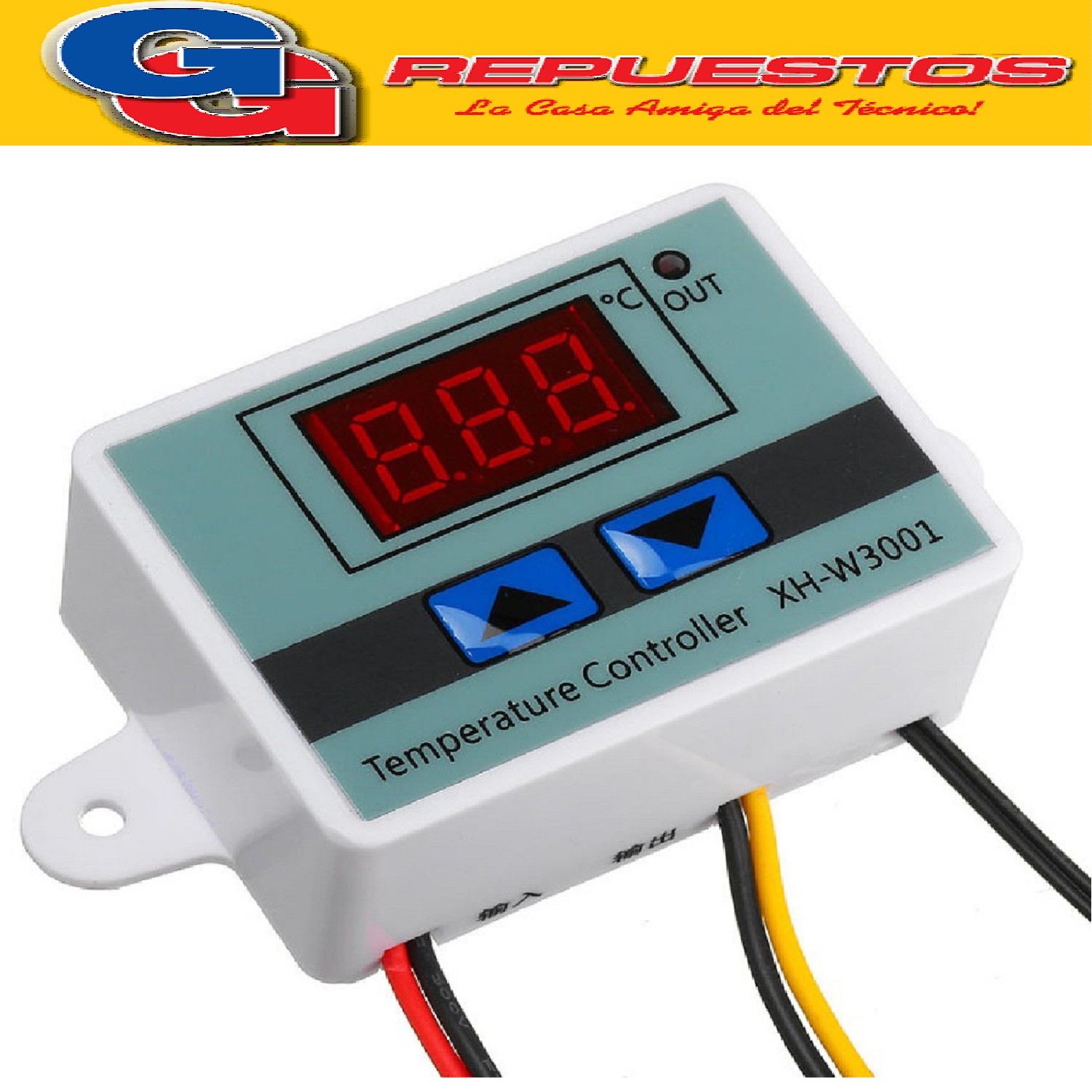 TERMOSTATO UNIVERSAL DIGITAL PROGRAMABLE W3001. -50 A 110ºC  12V 1500W