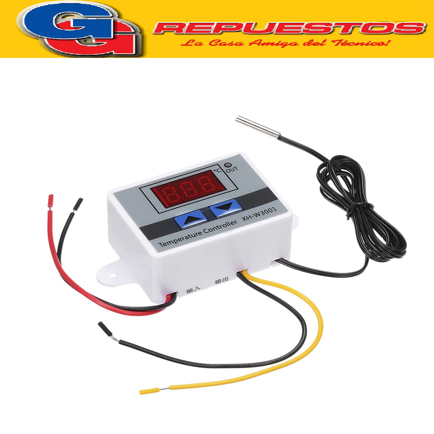 TERMOSTATO UNIVERSAL DIGITAL PROGRAMABLE W3001. -50 A 110ºC  12V 1500W