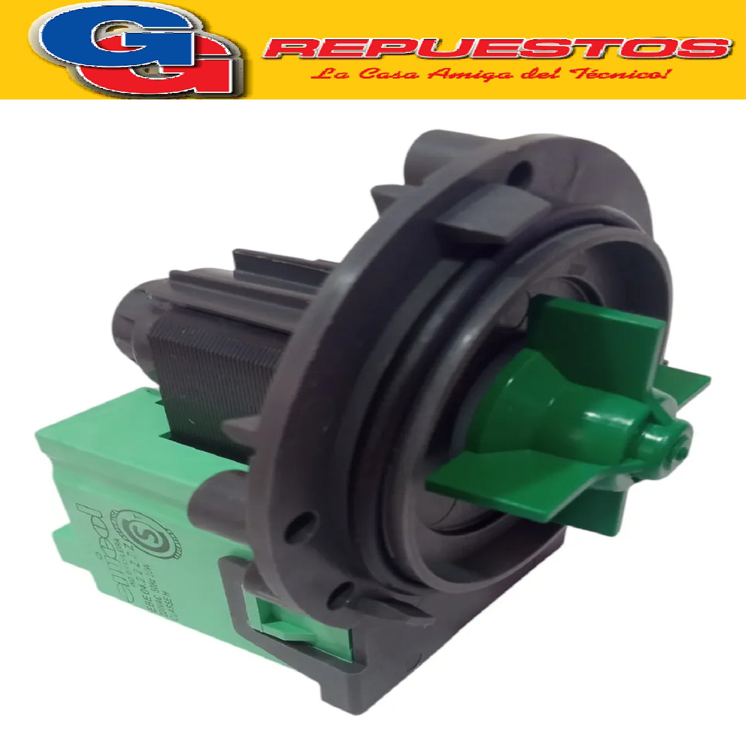 MOTOR ELECTROBOMBA EMICOL PARA LAVARROPAS AUTOMATICOS CON TORNILLOS INDUSTRIA BRASILERA , MOTOR DE DESAGOTE LAVARROPAS PARA DREAN, SAMSUNG, LG, GAFA, ELECTROLUX, PATRICK, MABE, GENERAL ELECTRIC, AURORA, PATRIOT, ESLABON DE LUJO, WHIRLPOOL, STANDAR ELECTRIC, CANDY,