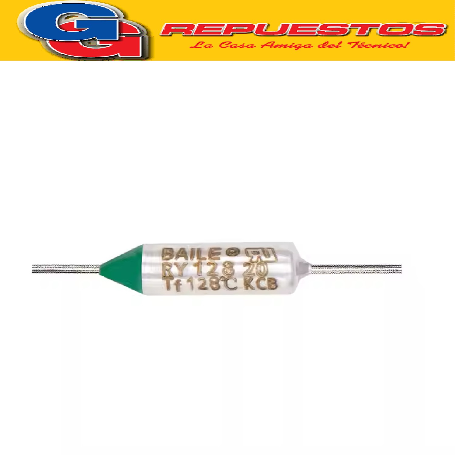 FUSIBLE TERMICO 128ºC 10A DIODO