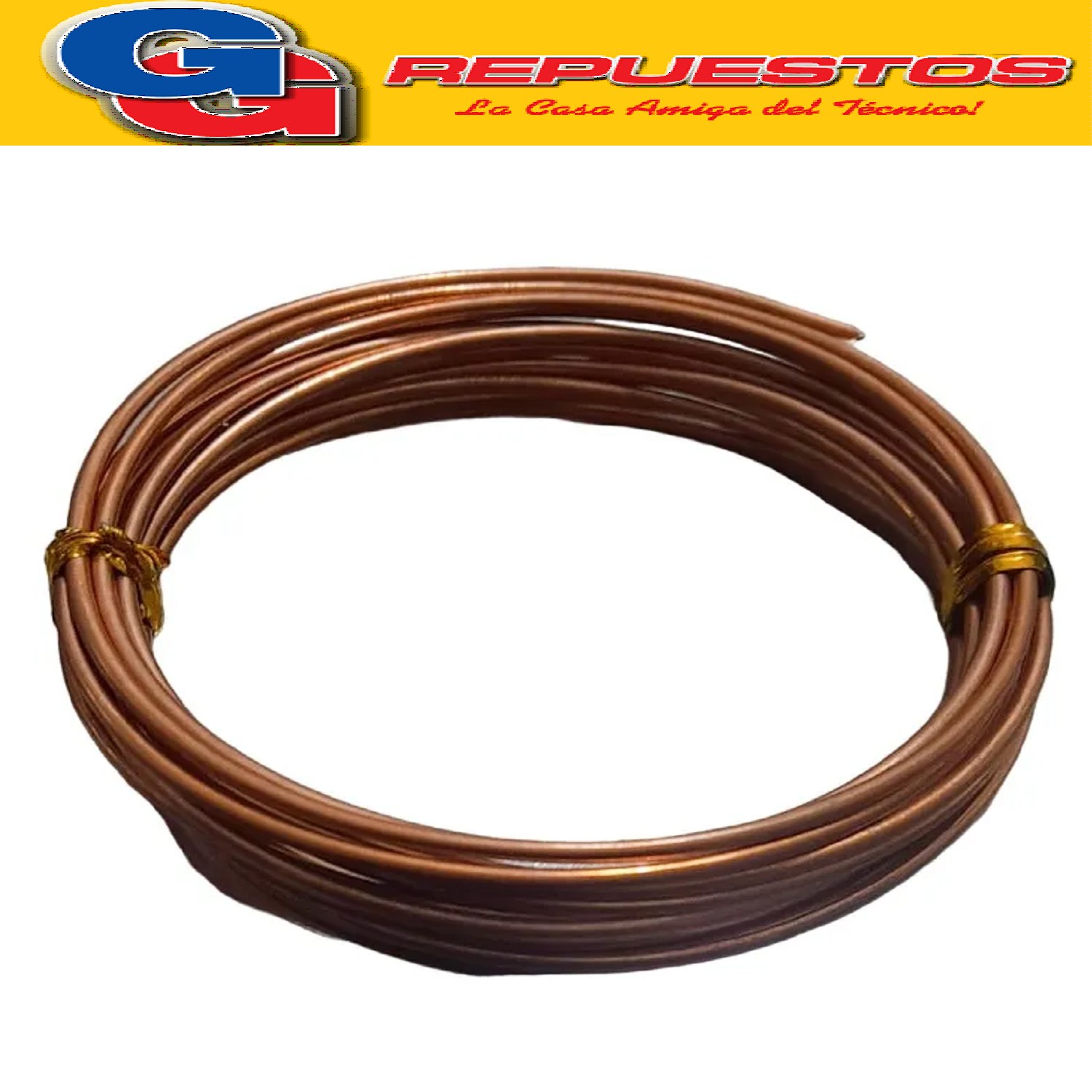 Kg.CAPILAR DE COBRE 1.25mm NARANJA DIAMETRO EXTERIOR APROX 2 .50 mm