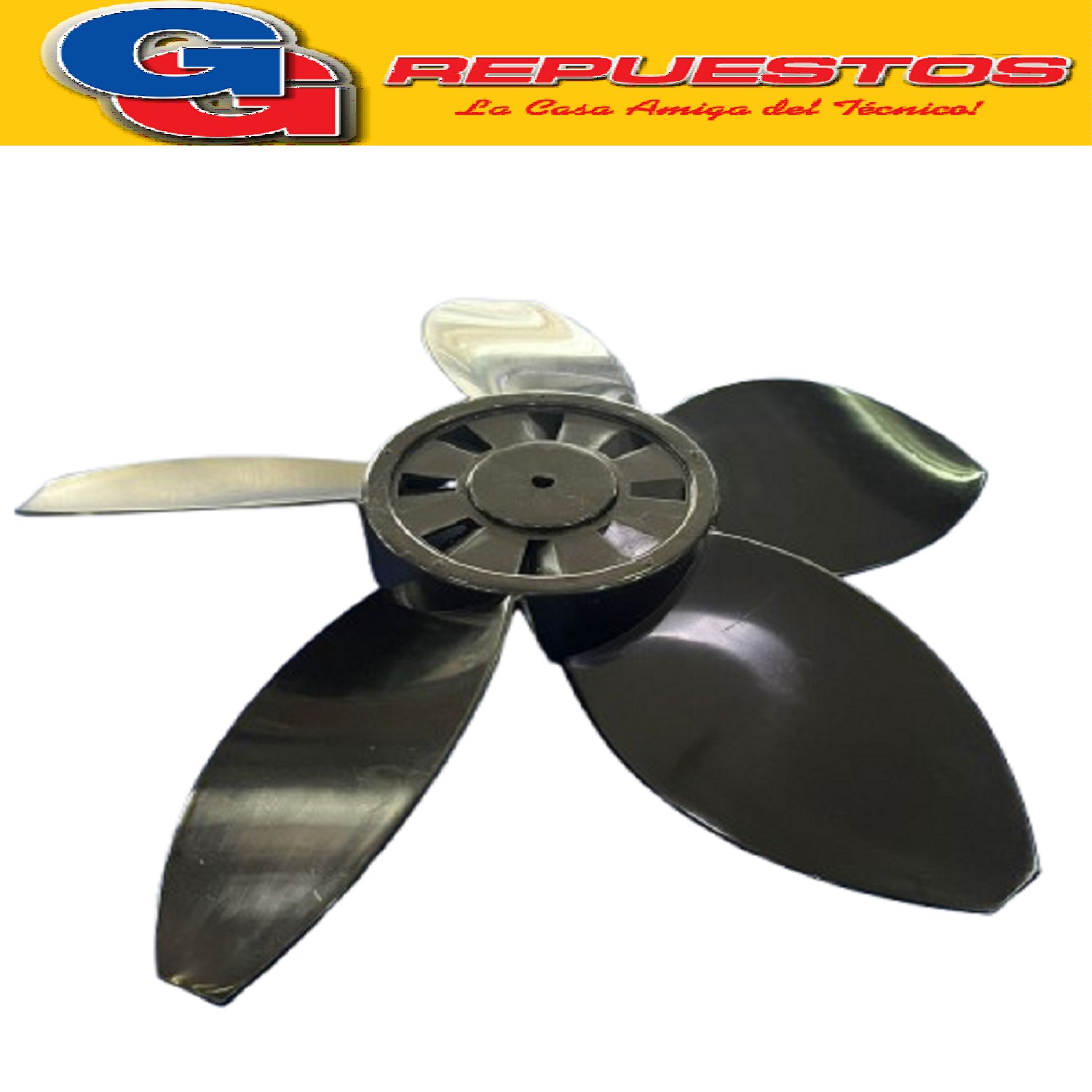 HELICE VENTILADOR TURBO 16  X 8 mm INDELPLAS 1/2 MEDIA CAÑA  REEMPLAZA A LA OSTER AXEL
