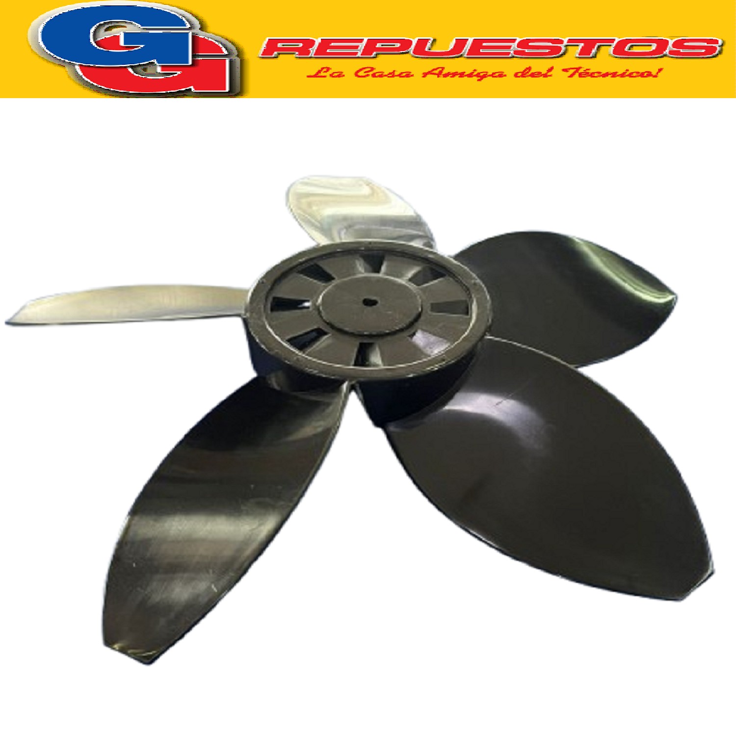 HELICE VENTILADOR TURBO 16  X 8 mm INDELPLAS 1/2 MEDIA CAÑA  REEMPLAZA A LA OSTER AXEL