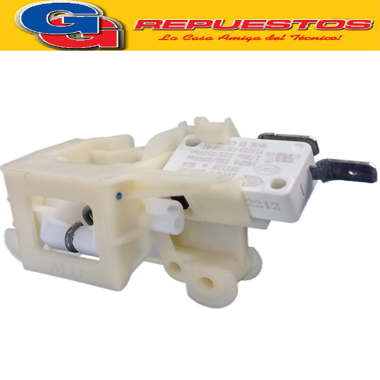 BLOCAPUERTA LAVAVAJILLAS LVV  DREAN DISH 12.1LB 12.2LTB ORIG INAL BGH-PHILCO MOD.NVO CONJUNTO CIERRE
DREAN 12.1LB-12.2LTB/LTX-DISH 15.1DB/ DG/DN/DNX/DX-15.2DTB/DTN/DTNX/DTX (ORIGIN) LAVAVAJILLAS CANDY CDPA7205/12-CDPA7512/12-
LAVAVAJILLAS CANDY EASY 7205HW-CDY CDPA7512N-CDY CDPA7512X-LAVAVAJILLAS CANDY DIGIT 7512HN-DIGIT 7512HW-DIGIT 7512HX (CERRADURA ELECTRICA C/1 SWITCH ORIGINAL) Cod.Origen: 709802296 (DREAN ALLADIO) WW01F02569