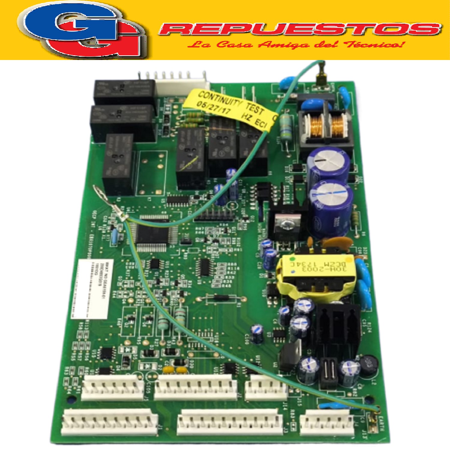 PLAQUETA DE CONTROL HELADERA GENERAL ELECTRIC PKPS5MFGADSS O RIGINAL BOARD MAIN ASM CONTROL REFRIGERADOR GENERRAL ELECTRIC PKPS5MFGADSS INOX Cod Origen: WR01F00180