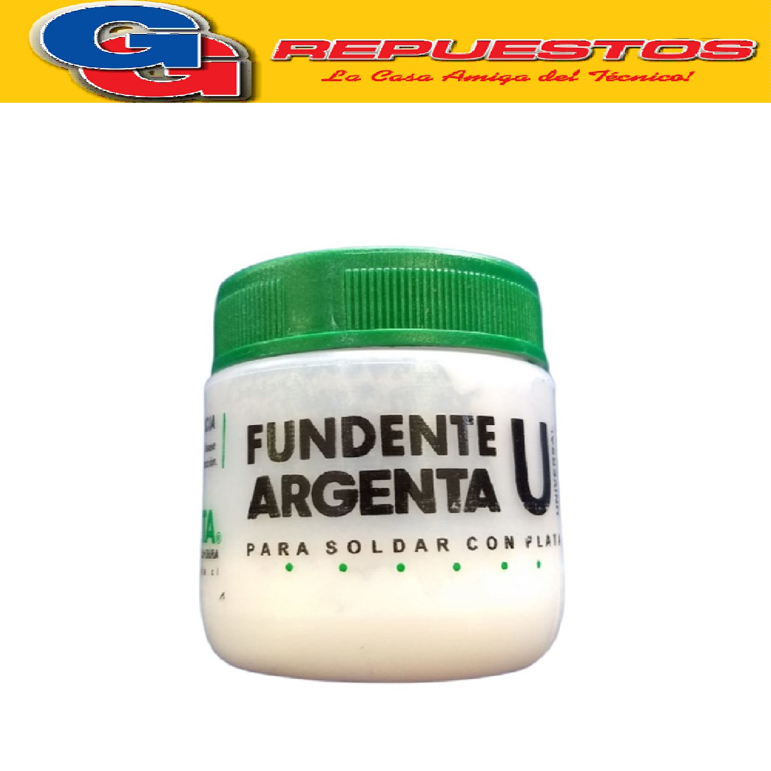 FUNDENTE DECAPANTE PARA VARILLA DE PLATA 50 GR ARGENTA pasta (565-871°C) DECAPANTE