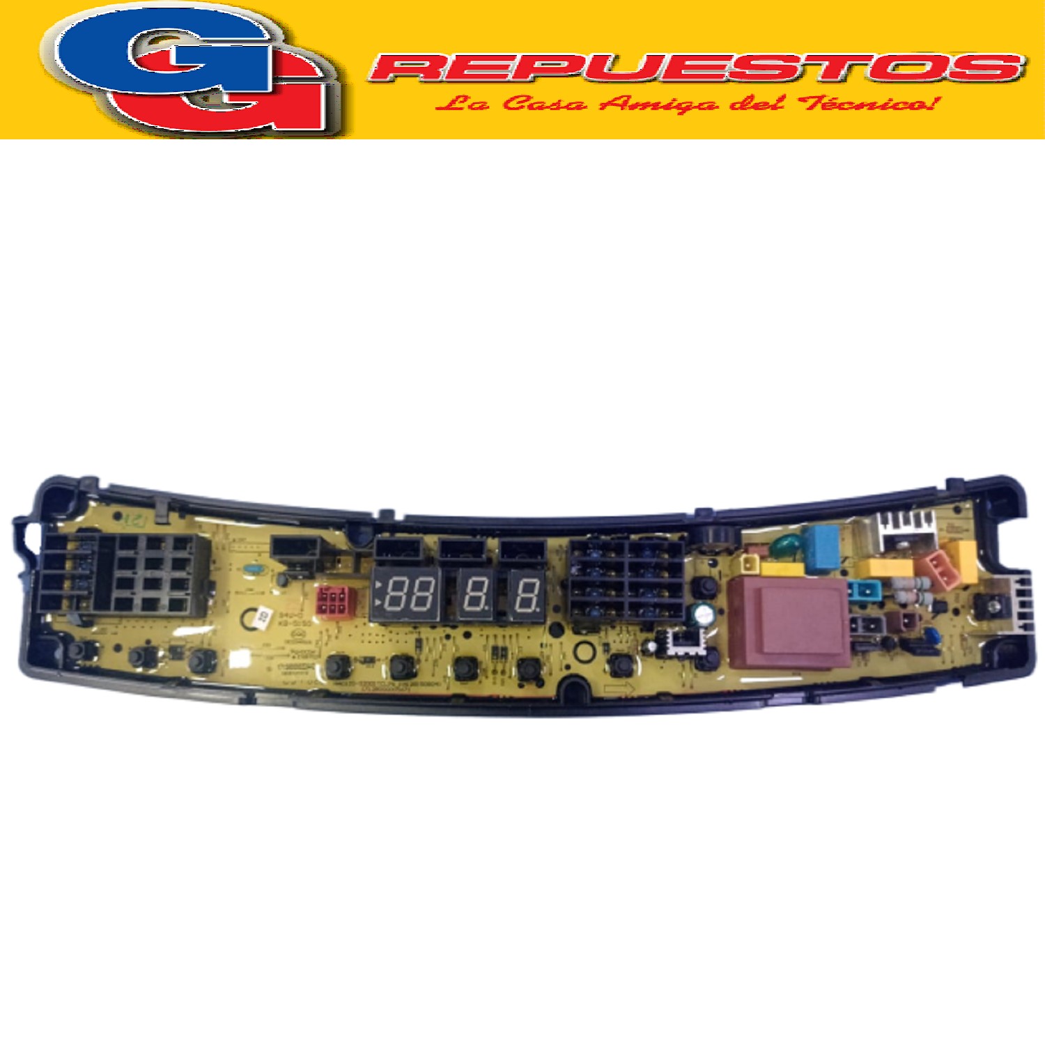 PLAQUETA PRINCIPAL LAVARROPAS PARA BGH BWT12S18 ORIGINAL   PLACA DE MANDOS PARA LAVARROPAS CARGA SUPERIOR BGH Cod Origen: 17138000022442