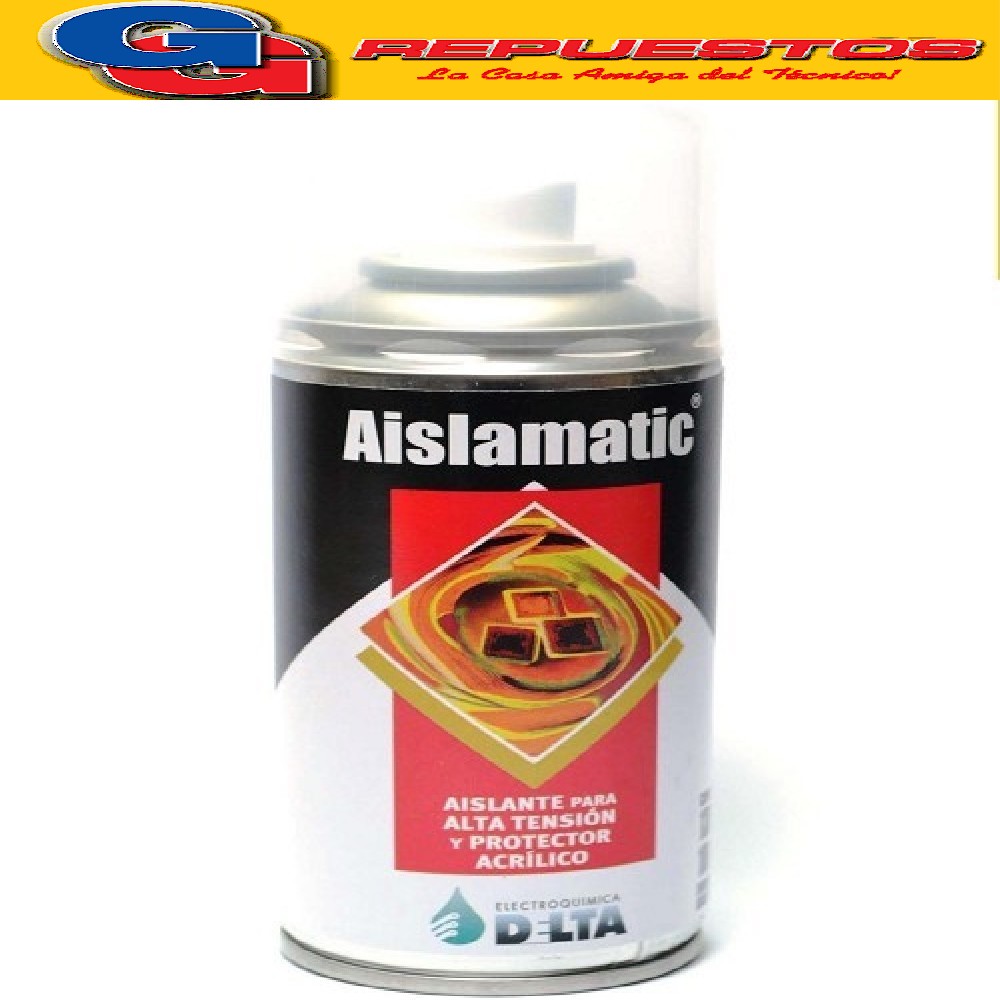 AISLANTE PARA ALTA TENSION Y PROTECTOR ACRILICO 130G-------- --AISLAMATIC DELTA