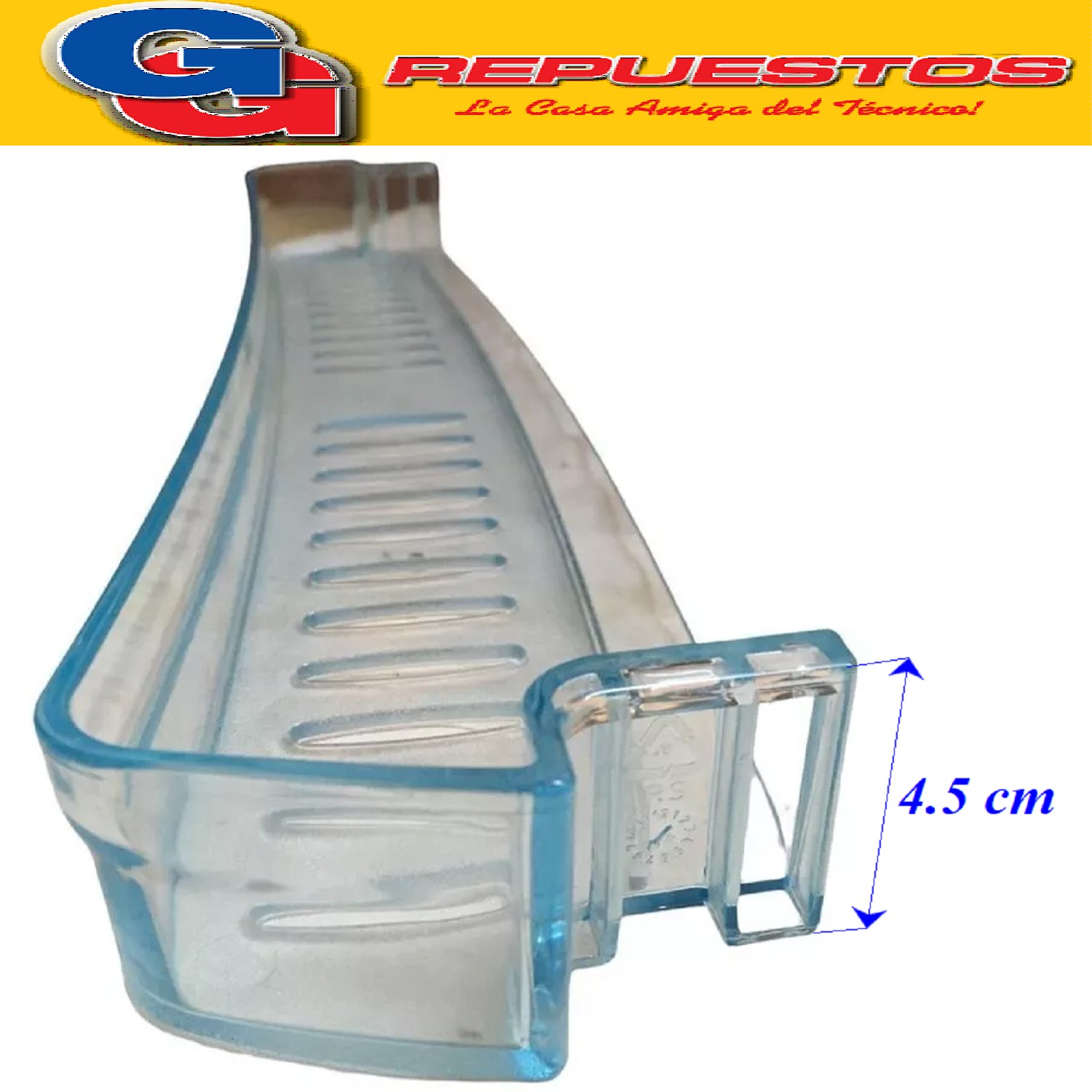 ANAQUEL ESTANTE CONCAVO BAJO HELADERA COLUMBIA  660 ORI GINAL  REFRIGERADOR-CONGELADOR COLUMBIA CHD43/7 CHD43/9
