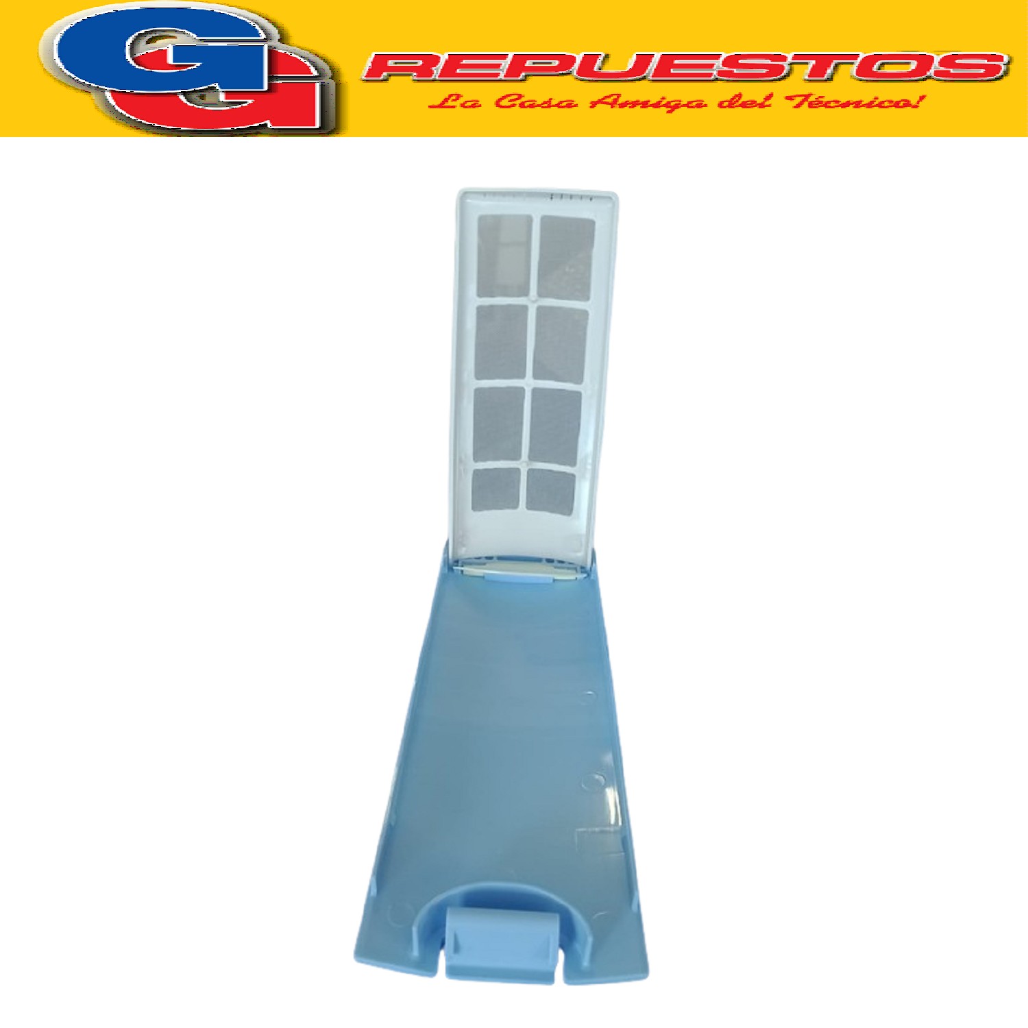 FILTRO JUNTA PELUSA REJILLA LAVARROPAS  ELECTROLUX ELAC. 9   E LAC 10 ELAC 210W (ORIGINAL GAFA) TRANSPARENTE AZUL 14194 MEDIDAS LLARGO 22.5 CM, ANCHO 8.2 CM. Cod.Origen:
2211156 (GAFA-ELECTROLUX) A FILTRO TRANSP AZUL 14194- ALETA SARA PUEDE LLEGAR EL QUE TENGAMOS DISPONIBLE