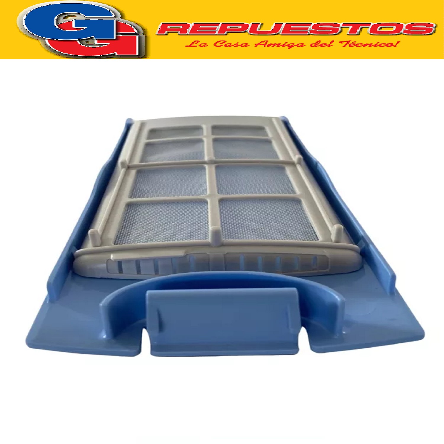 FILTRO JUNTA PELUSA REJILLA LAVARROPAS  ELECTROLUX ELAC. 9   E LAC 10 ELAC 210W (ORIGINAL GAFA) TRANSPARENTE AZUL 14194 MEDIDAS LLARGO 22.5 CM, ANCHO 8.2 CM. Cod.Origen:
2211156 (GAFA-ELECTROLUX) A FILTRO TRANSP AZUL 14194- ALETA SARA PUEDE LLEGAR EL QUE TENGAMOS DISPONIBLE