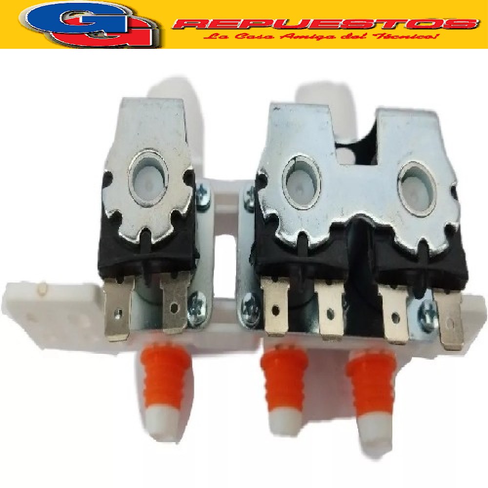 ELECTROVALVULA 3 VIAS PARA LG/SAMSUNG/PEABODY (BLANCA)  PARA LAVARROPAS LG CARGA SUPERIOR. MODELOS COMPATIBLES:- WF-T1304TP - WF-T1202TP- WF-T1205TP
