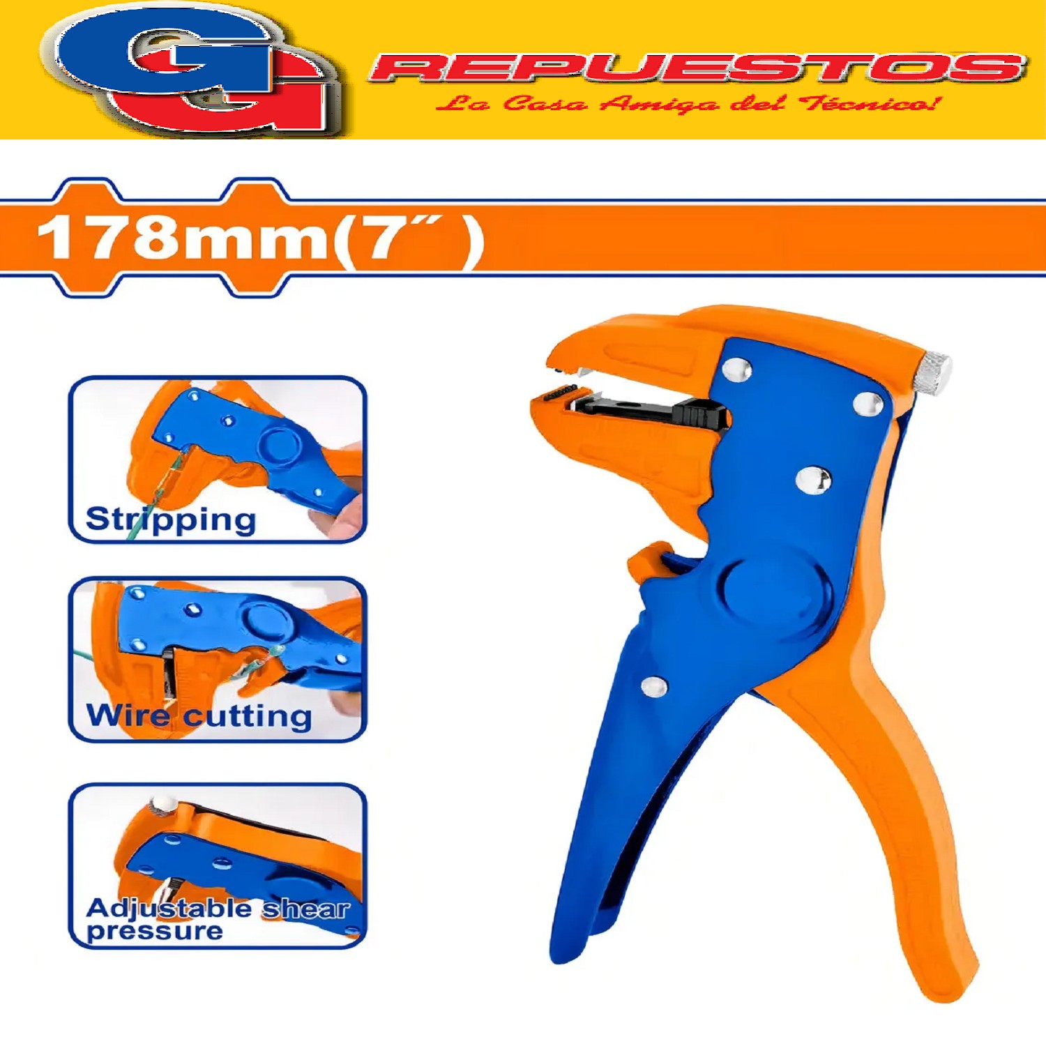 PELACABLES AUTOMATICO FRONTAL MEGALITE ZD-1014