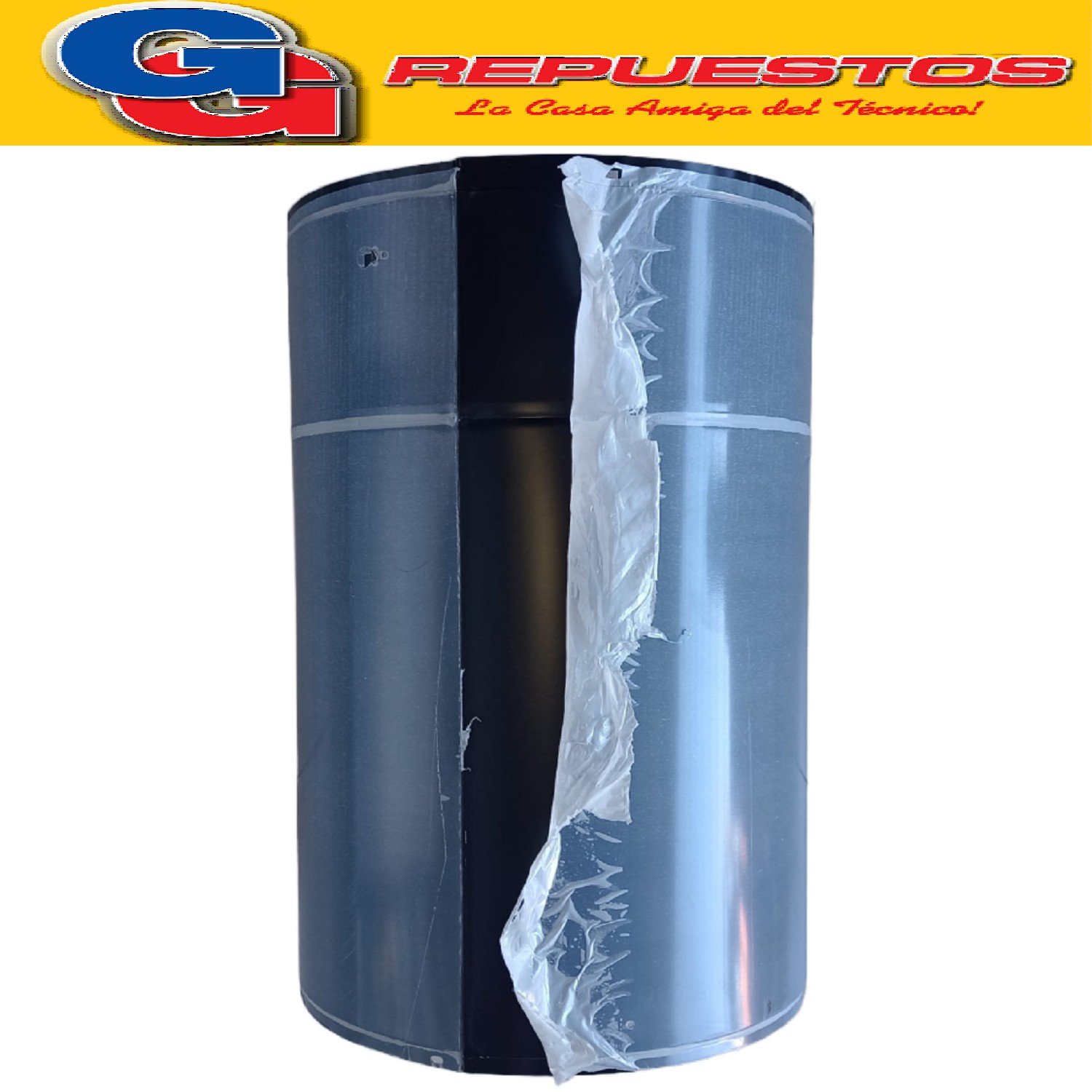 CAMISA GABINETE PARA SECARROPAS KOHINOOR N-652 N-655 NEGRA   ORIGINAL SIN LOGO / ALTO TOTAL 55.6, DIAMETRO 33.5CM