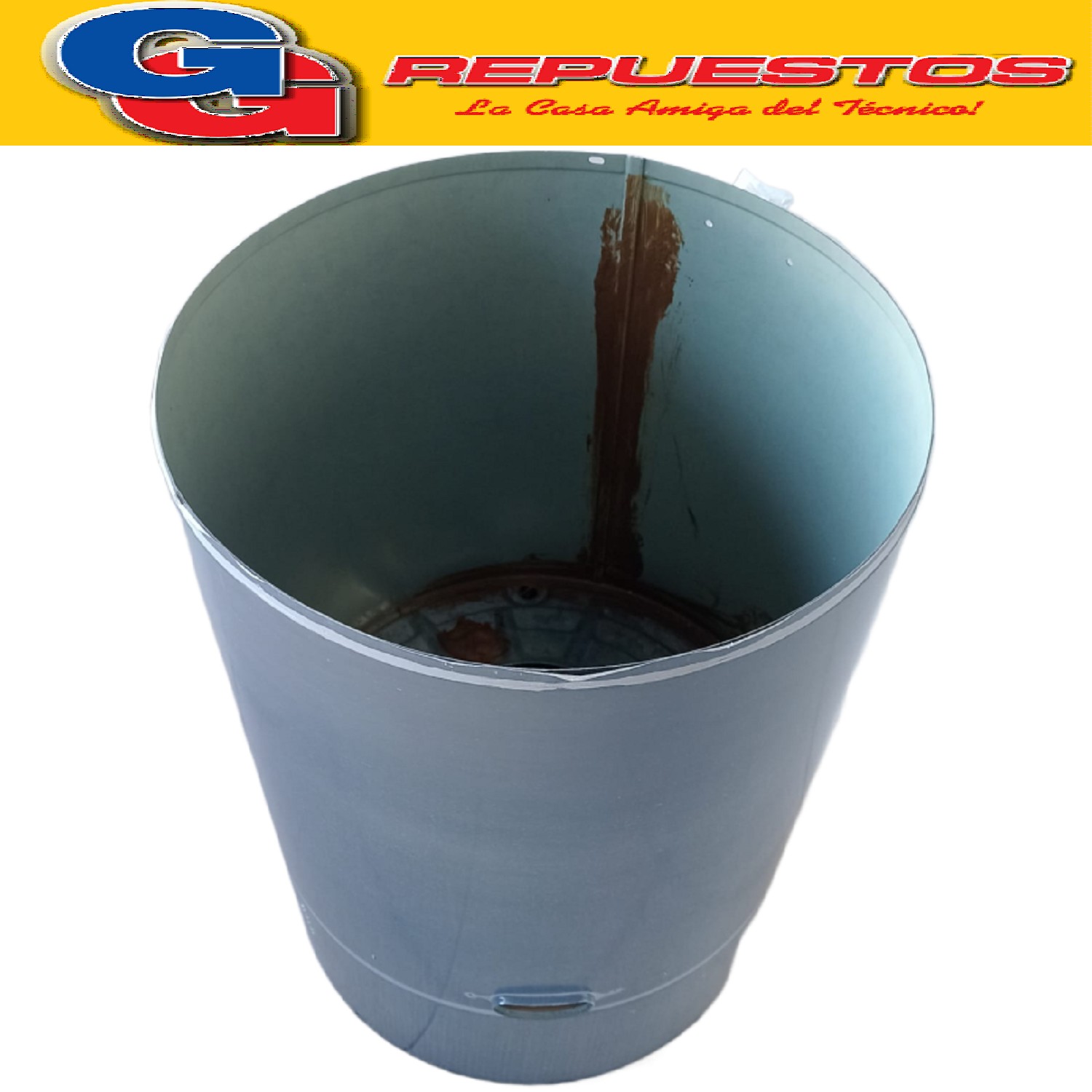 CAMISA GABINETE PARA SECARROPAS KOHINOOR N-652 N-655 NEGRA   ORIGINAL SIN LOGO / ALTO TOTAL 55.6, DIAMETRO 33.5CM