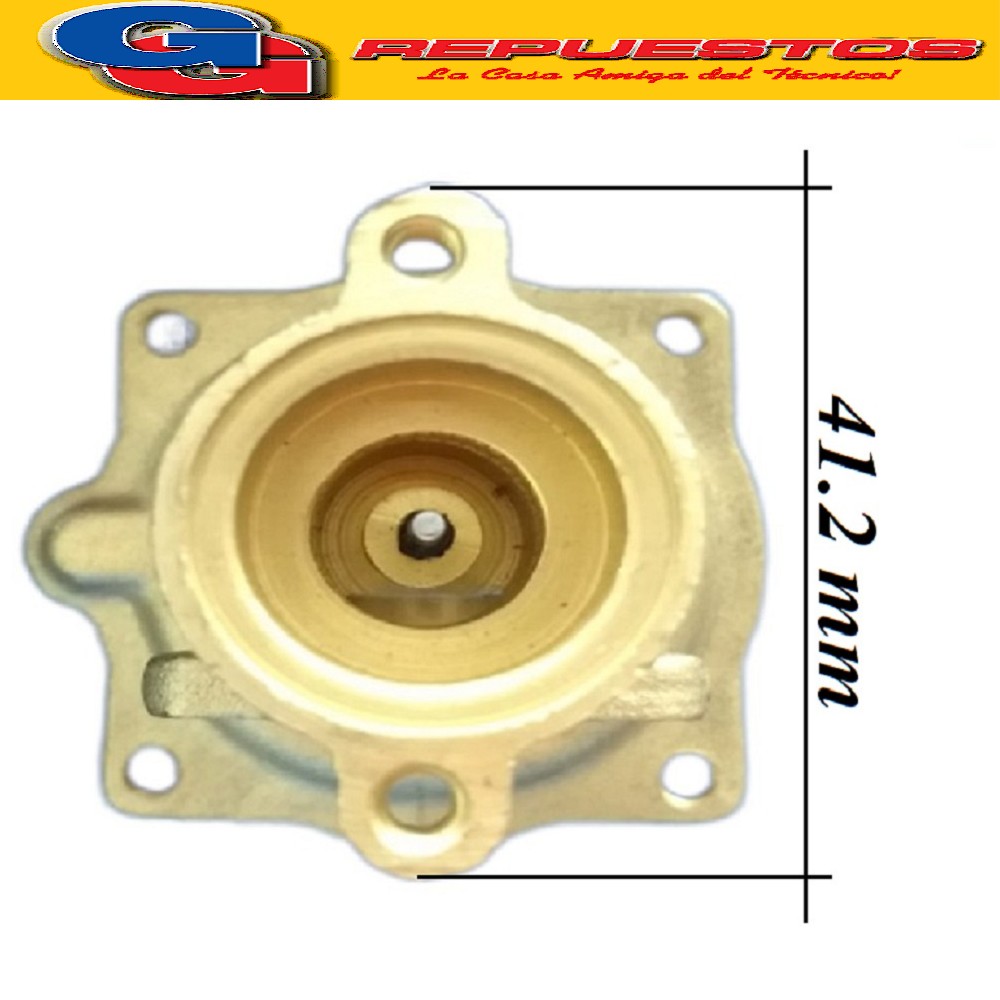 CUERPO PARA CALEFON BRAM - METAL CAMARA DE AGUA CON  PLATILL O  MODELO 6 LTS 2018 altura 5.5 cm